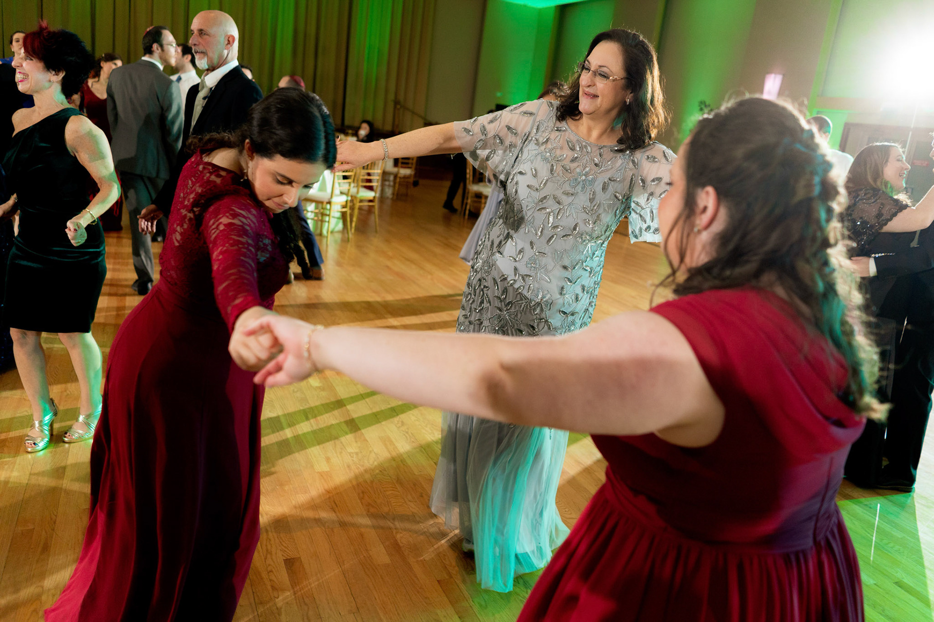 Wedding of Rebecca and Elliot at Beth Tfiloh in Pikesville, MD on Sunday, December 12, 2021.