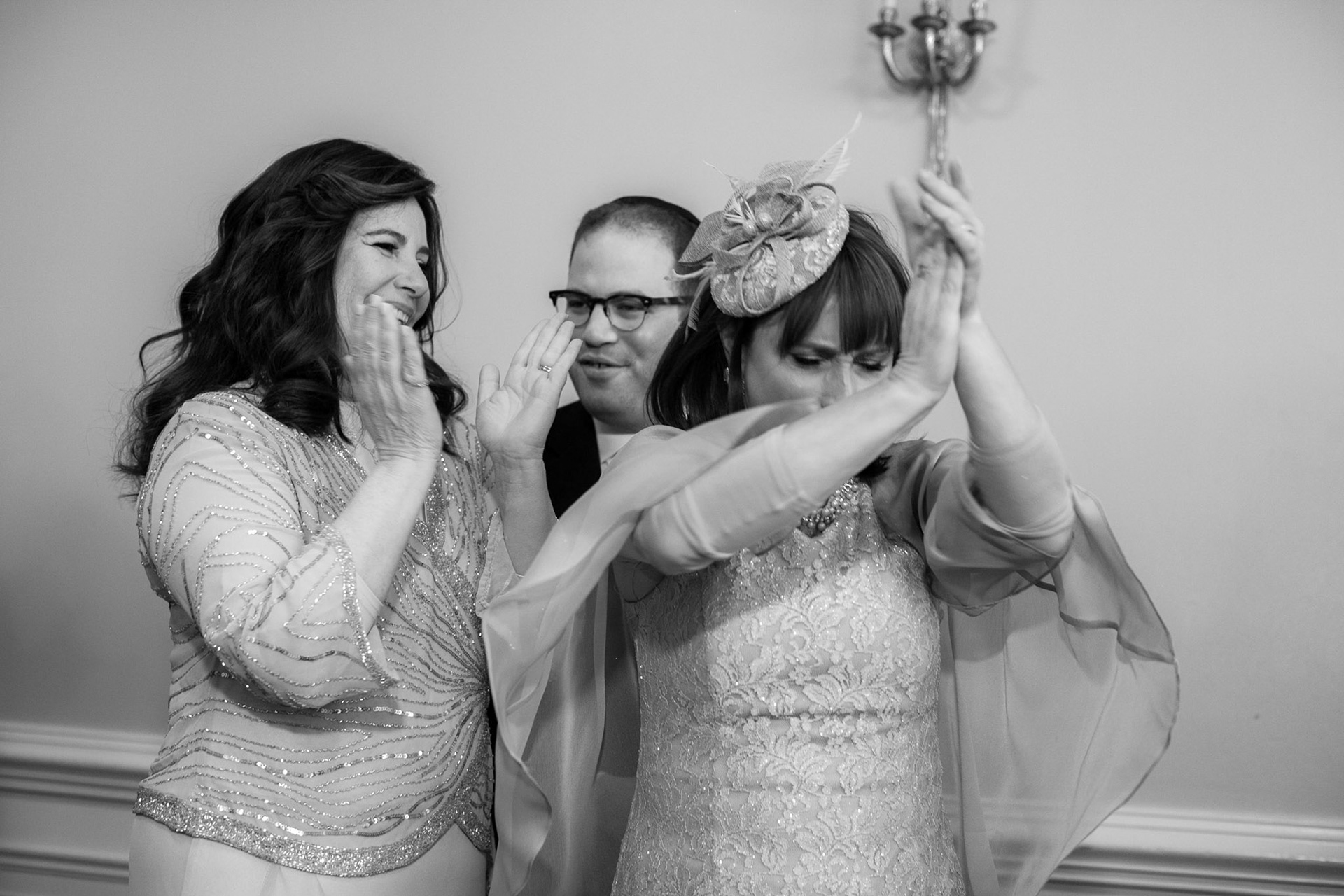 Alison and Shai wed at Beth Tfiloh in Baltimore, MD on Sunday, December 23, 2018.