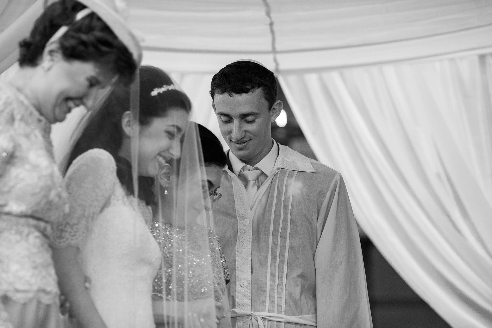 Arienne and Avi wed at Beth Tfiloh on Sunday, June10, 2018.