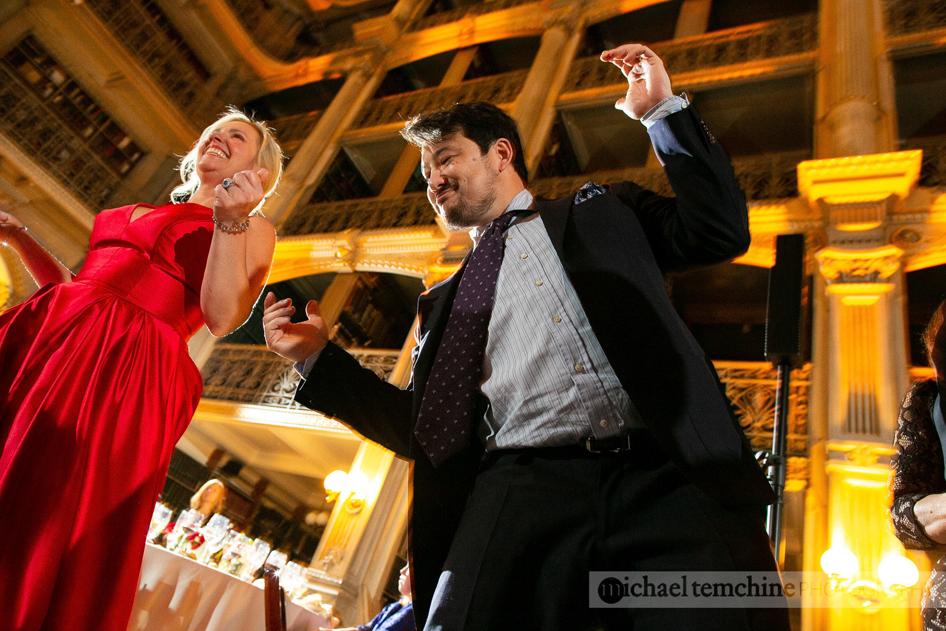 Denise and Sylvain's Peabody Institute wedding on March 2, 2019 in Baltimore, MD