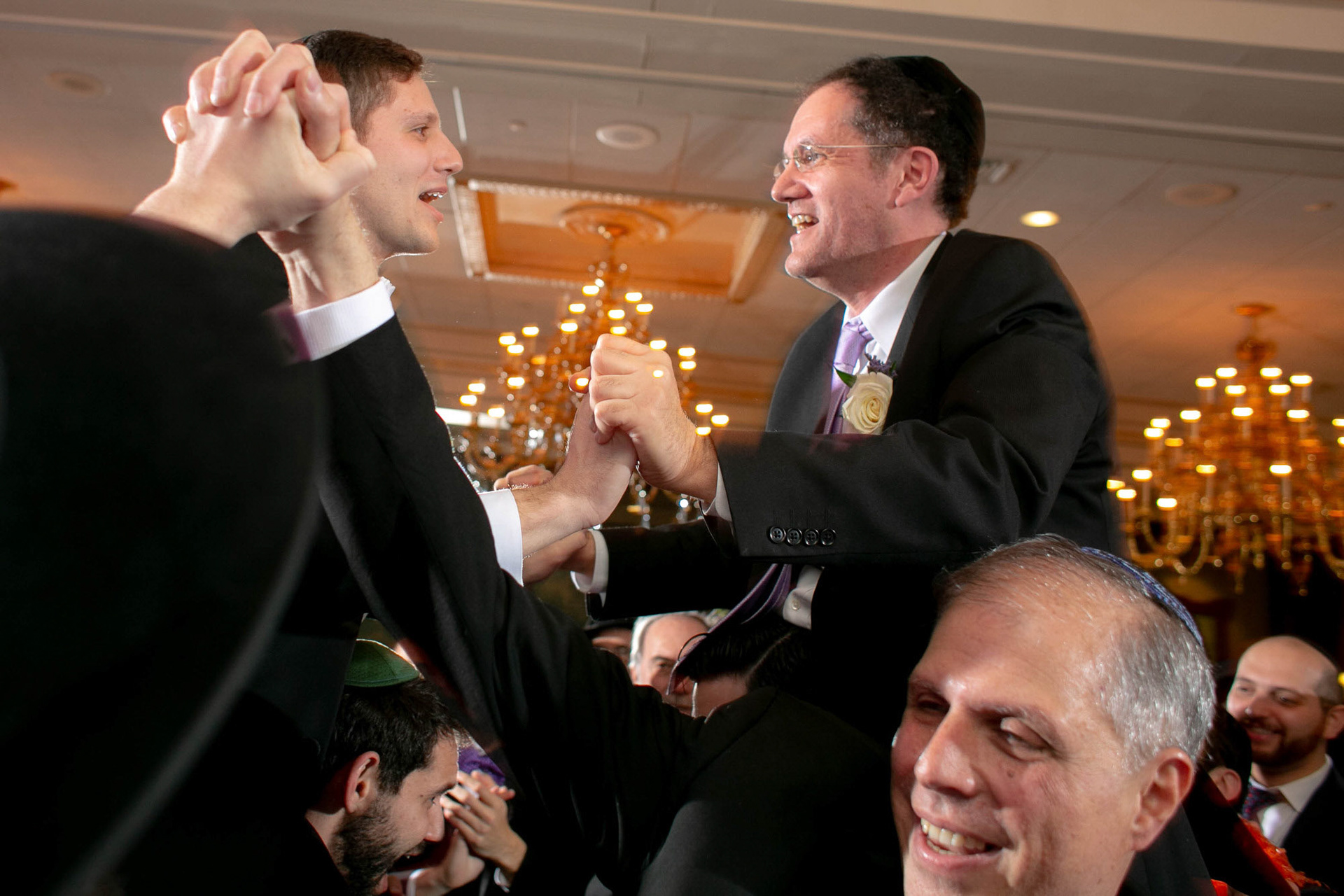Modern Orthodox Jewish Wedding Grand Lodge Hunt Valley Baltimore Chosson Kallah Tish Bedeken Chuppah Party Portraits Spring Cloudy Rain Fran Berger