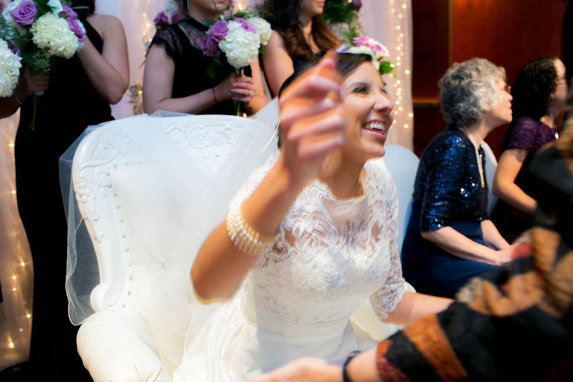 Belen and Barry wed at Beth Tfiloh on Sunday, October 7, 2018.