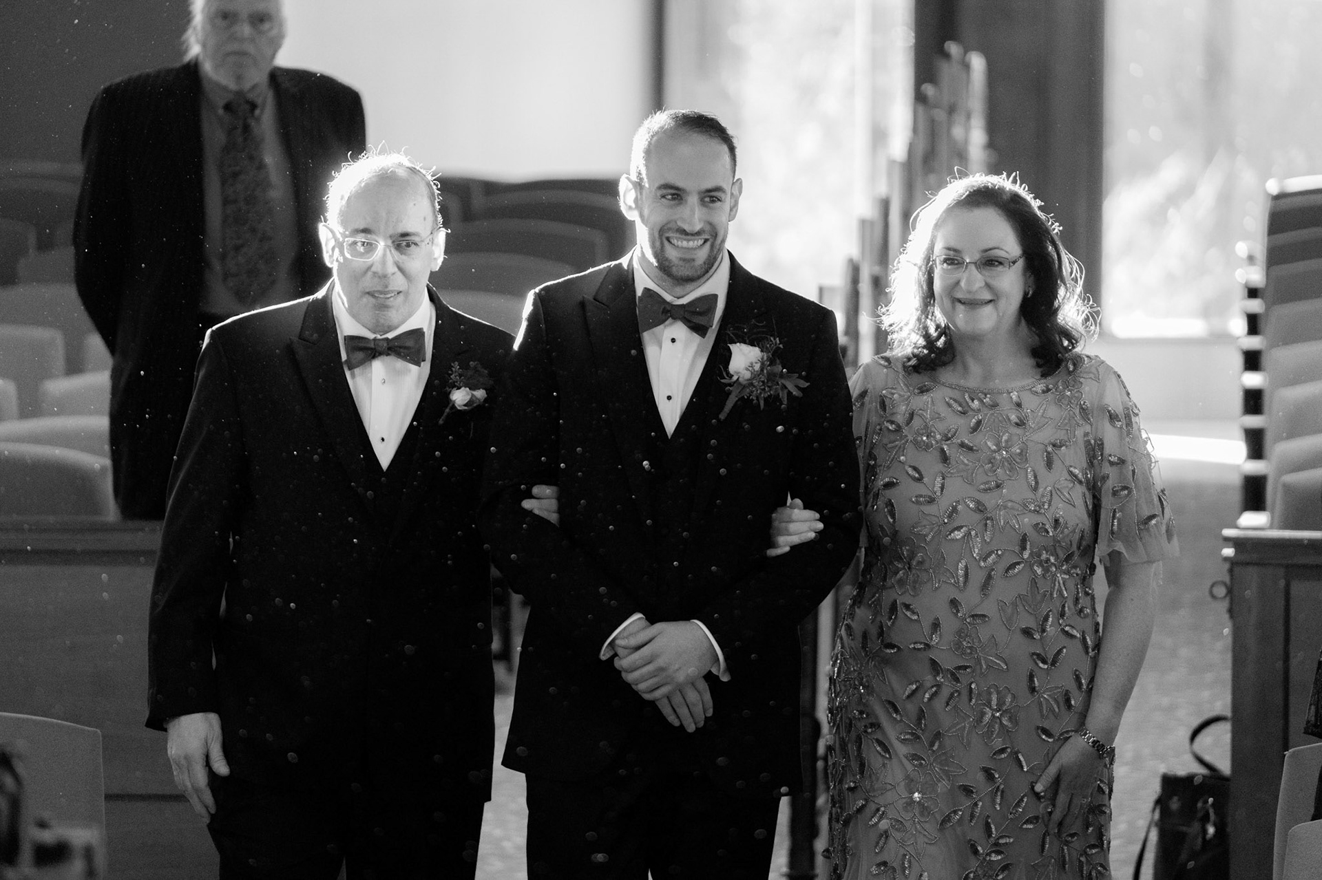 Wedding of Rebecca and Elliot at Beth Tfiloh in Pikesville, MD on Sunday, December 12, 2021.