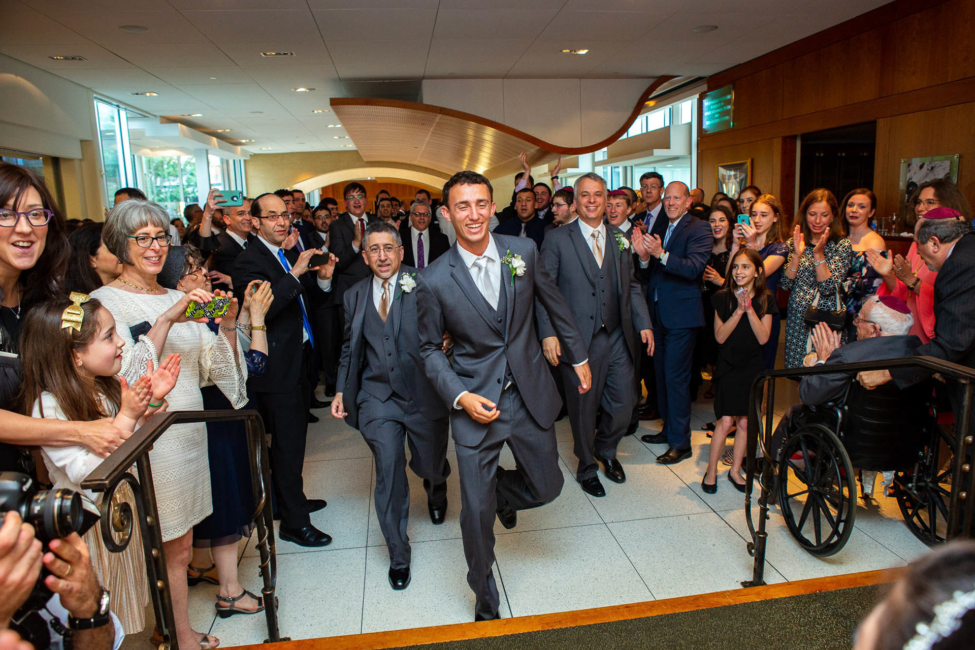 Arienne and Avi wed at Beth Tfiloh on Sunday, June10, 2018.