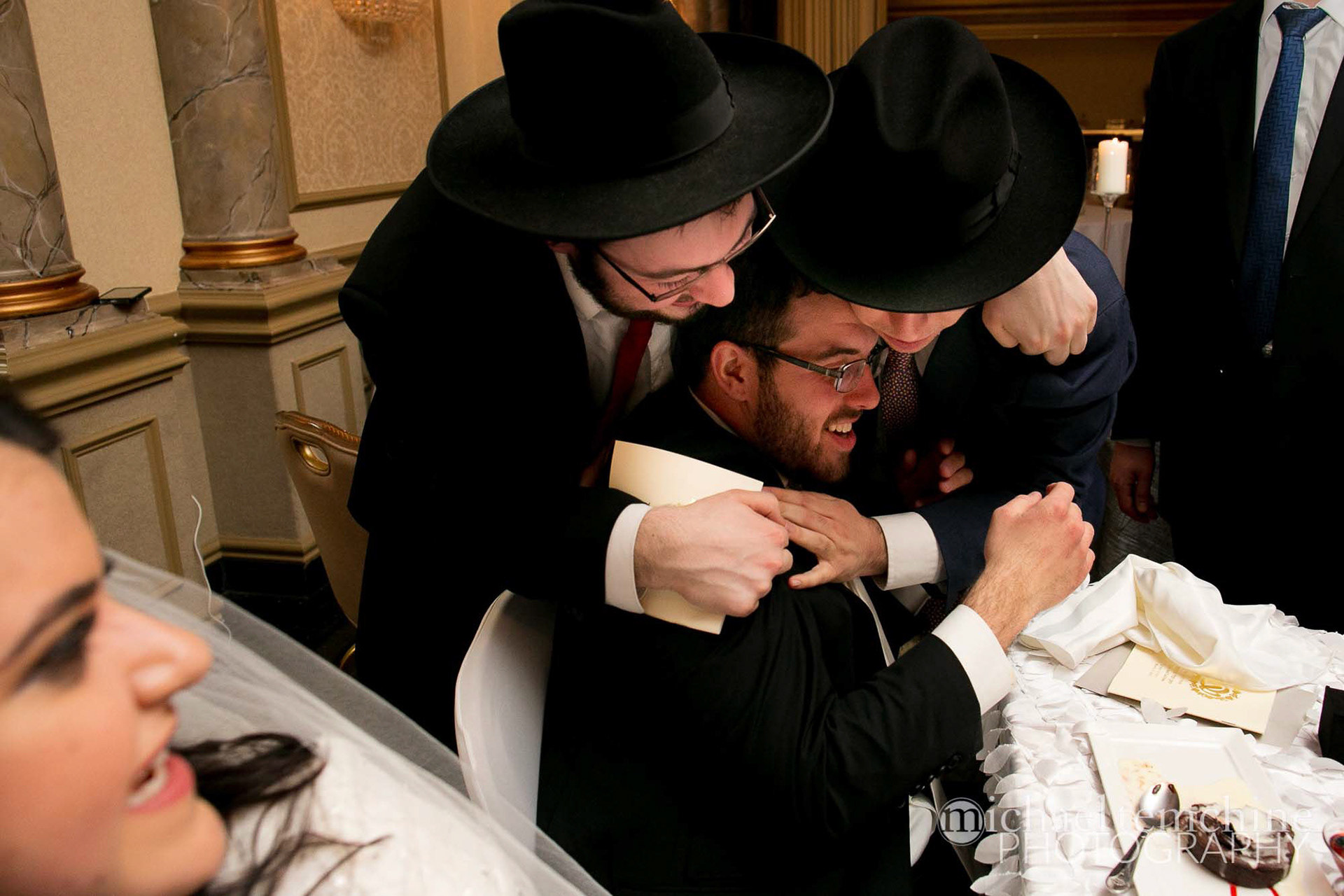 Tali and John's Frum Orthodox Jewish wedding at the Valley Mansion, Baltimore, MD on Sunday, March 17, 2019.