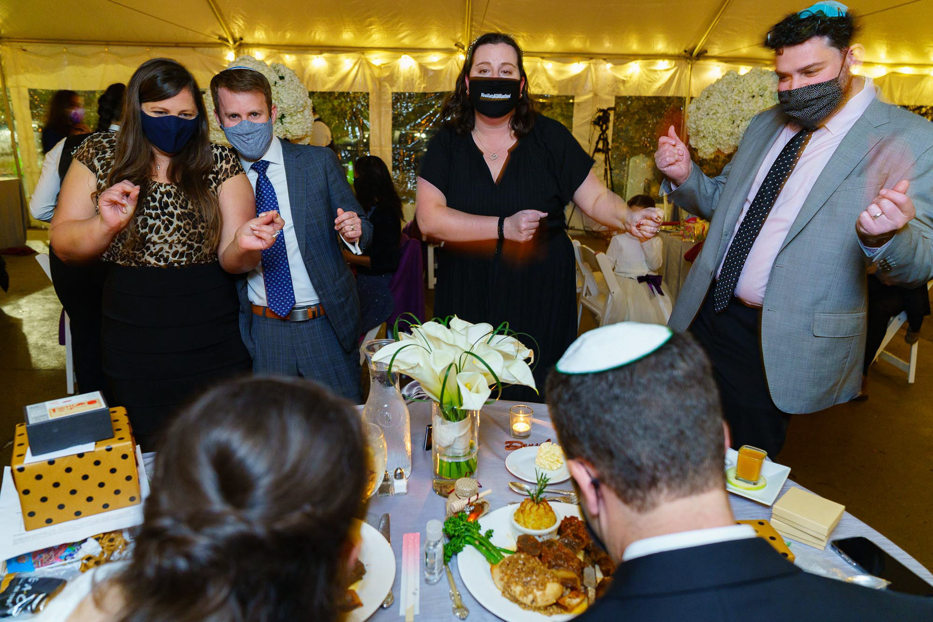 Shoshana and Dani wed at Brookside Gardens in Wheaton, MD on Sunday, November 1, 2020.