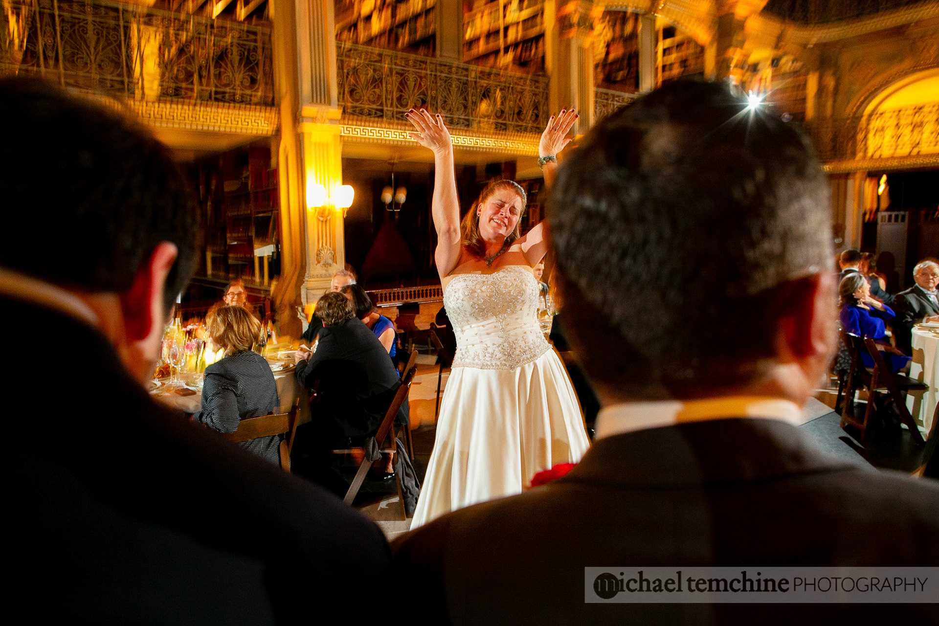 Denise and Sylvain's Peabody Institute wedding on March 2, 2019 in Baltimore, MD