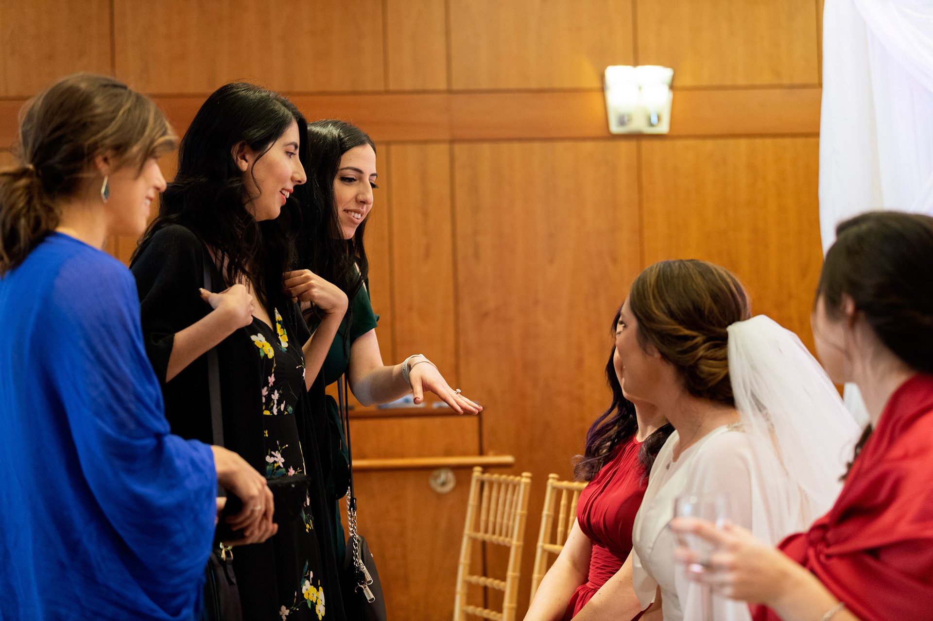 Wedding of Rebecca and Elliot at Beth Tfiloh in Pikesville, MD on Sunday, December 12, 2021.