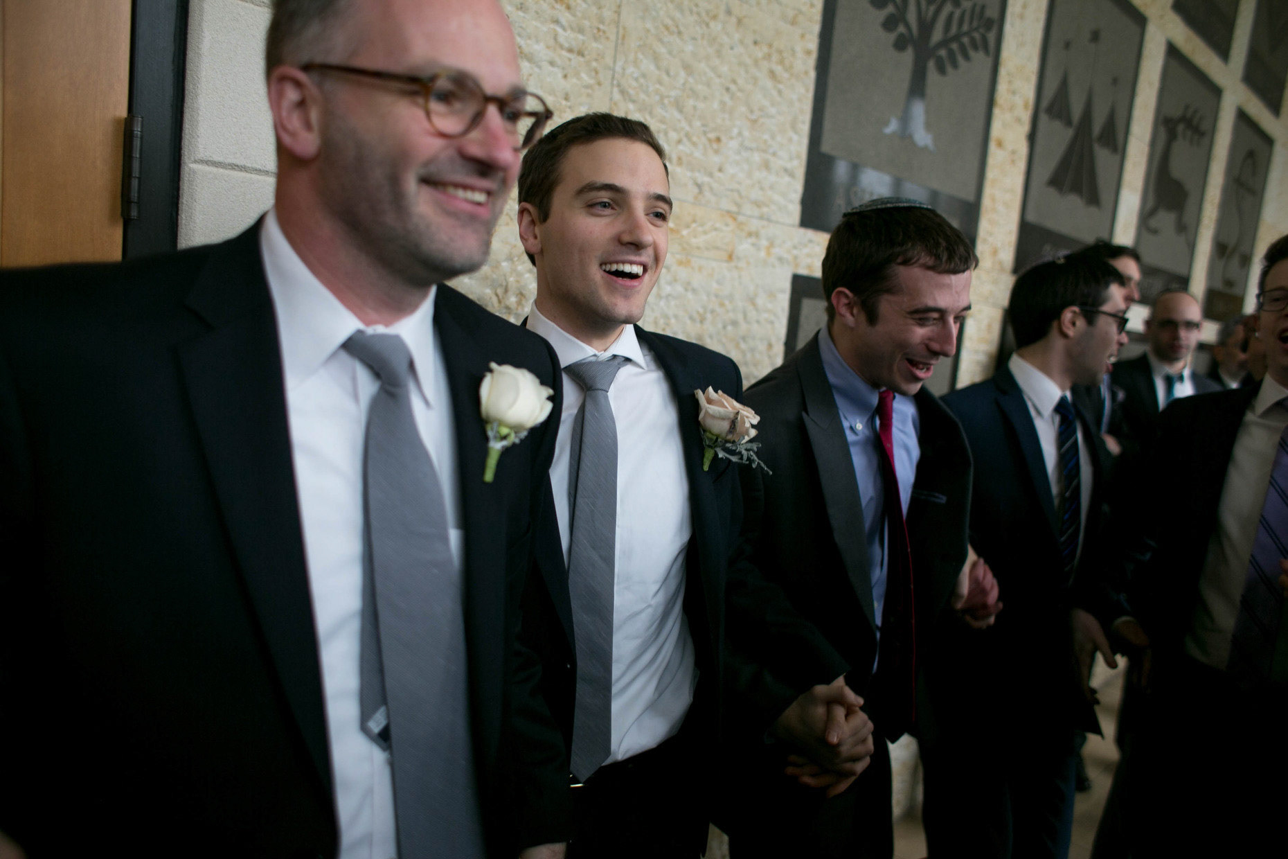 Rebecca and Gavriel's wedding at Shomrei Emunah on Sunday, November 22, 2015.