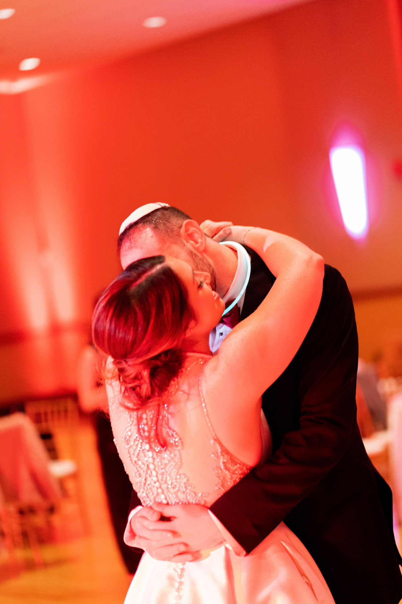 Wedding of Rebecca and Elliot at Beth Tfiloh in Pikesville, MD on Sunday, December 12, 2021.