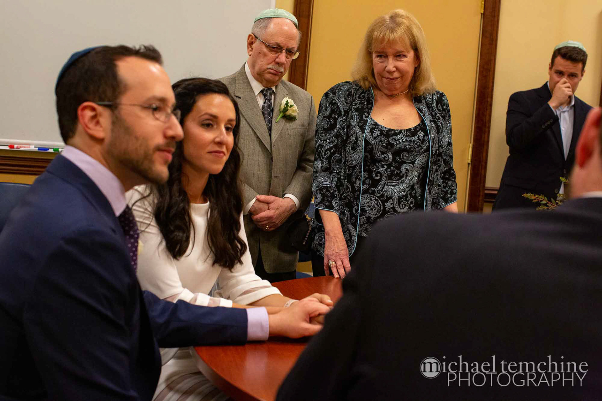 Julie and Michael wed at Moses Montefiore in Baltimore, MD on Sunday, May 5, 2019.