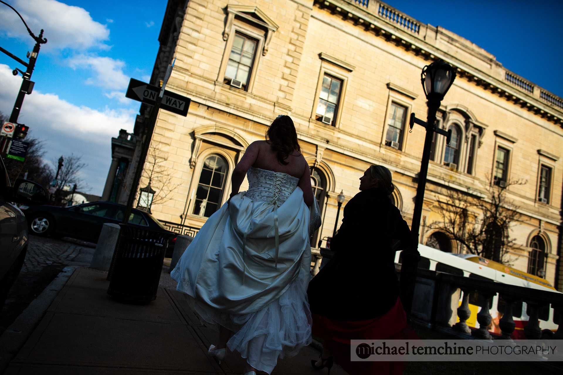 Denise and Sylvain's Peabody Institute wedding on March 2, 2019 in Baltimore, MD