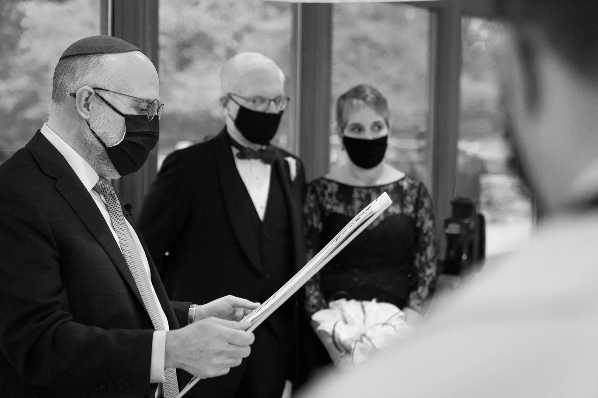 Shoshana and Dani wed at Brookside Gardens in Wheaton, MD on Sunday, November 1, 2020.