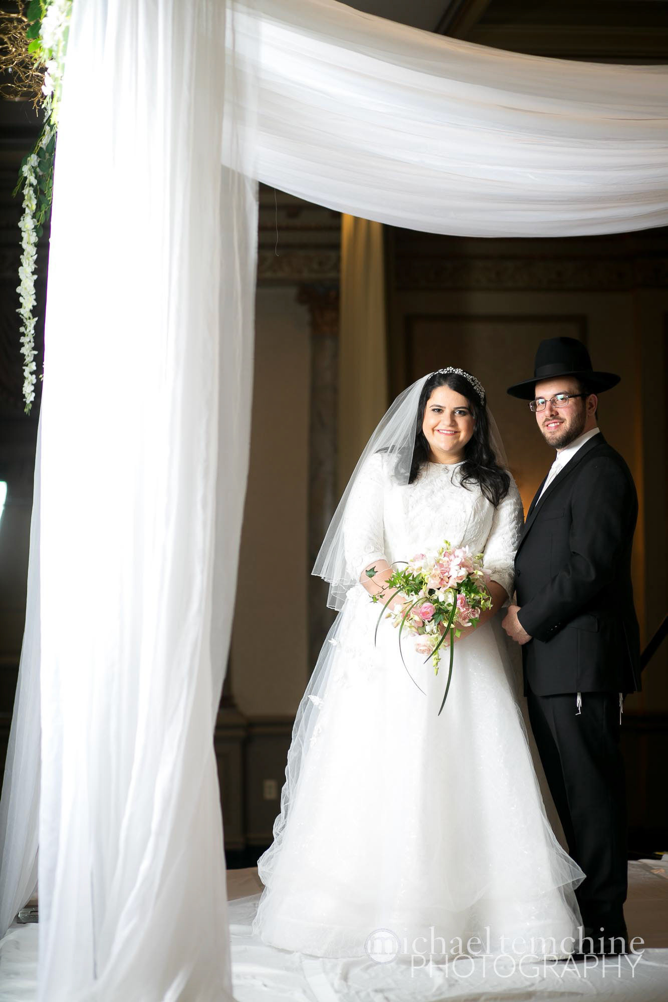 Tali and John's Frum Orthodox Jewish wedding at the Valley Mansion, Baltimore, MD on Sunday, March 17, 2019.