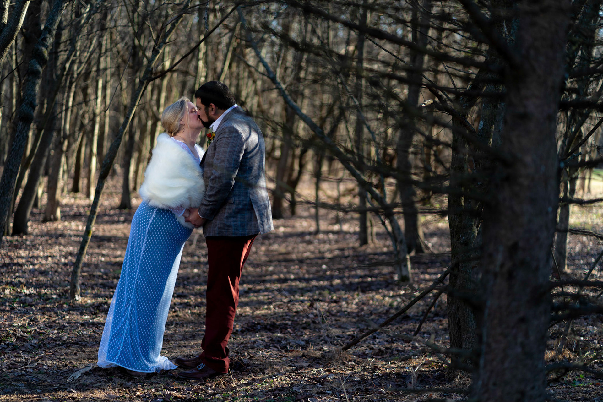Sarah and Raj wed at their home in Parkton, MD on Sunday, December 27, 2020.