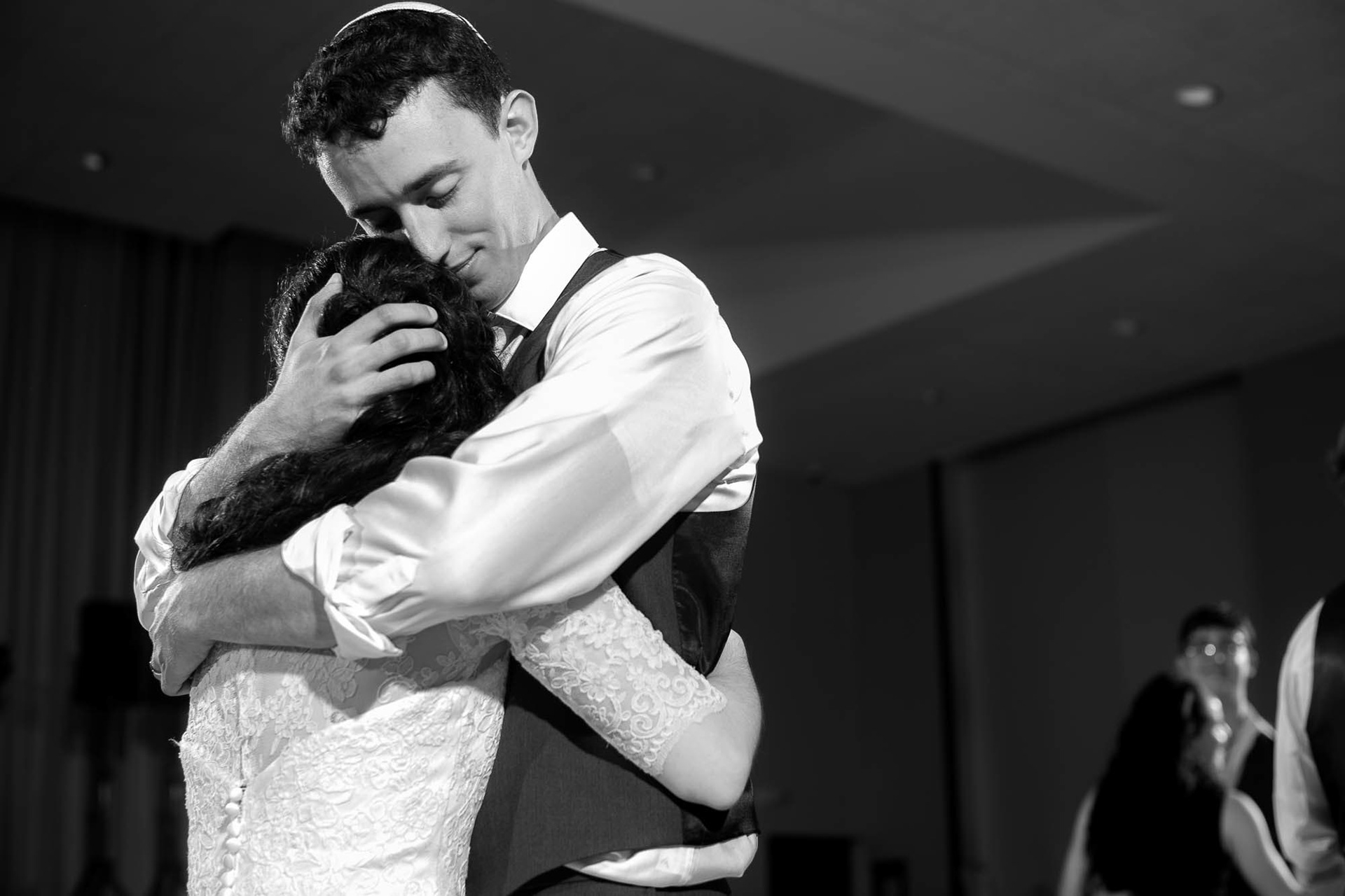 Arienne and Avi wed at Beth Tfiloh on Sunday, June10, 2018.