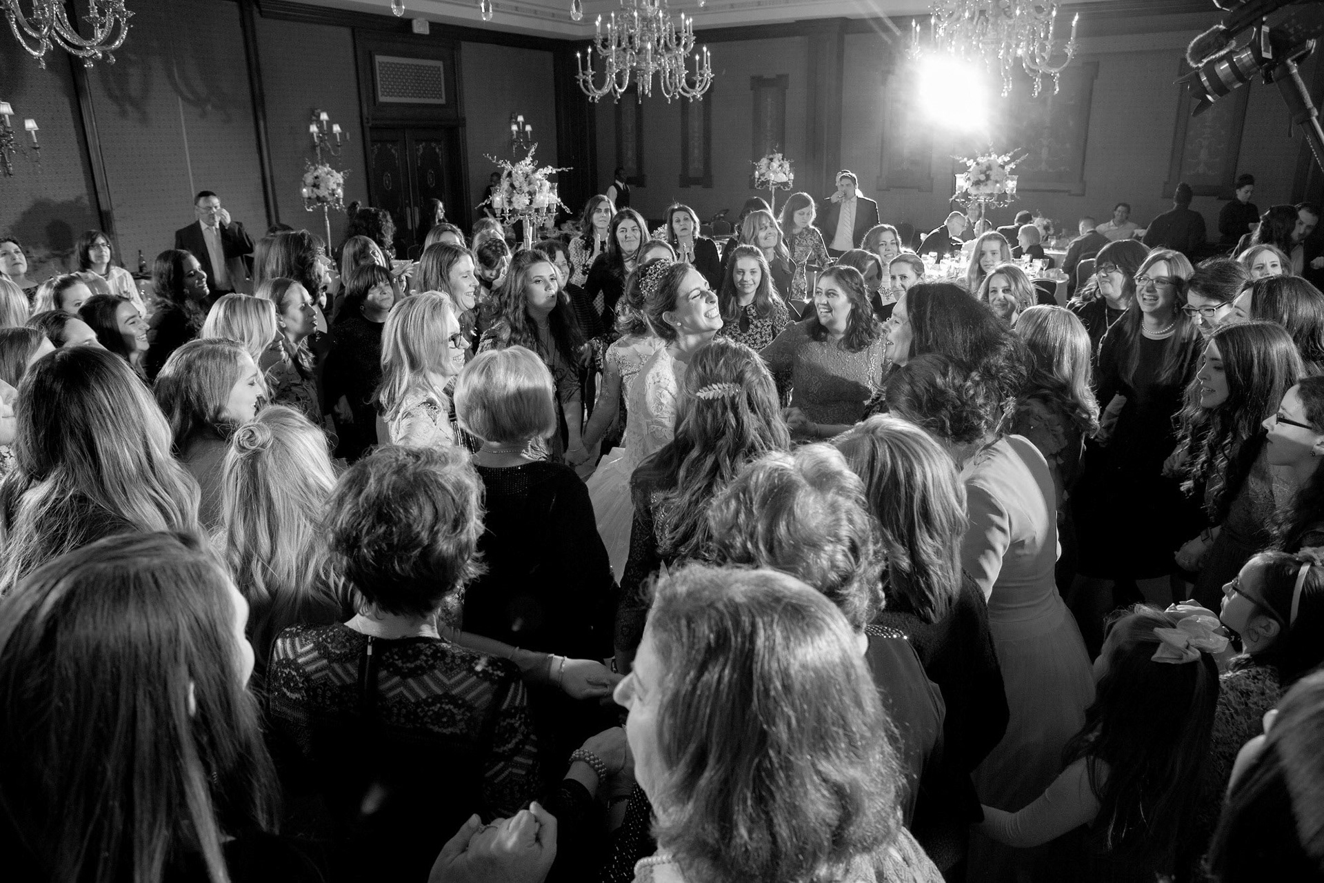 Modern Orthodox Jewish Wedding Grand Lodge Hunt Valley Baltimore Chosson Kallah Tish Bedeken Chuppah Party Portraits Spring Cloudy Rain Fran Berger