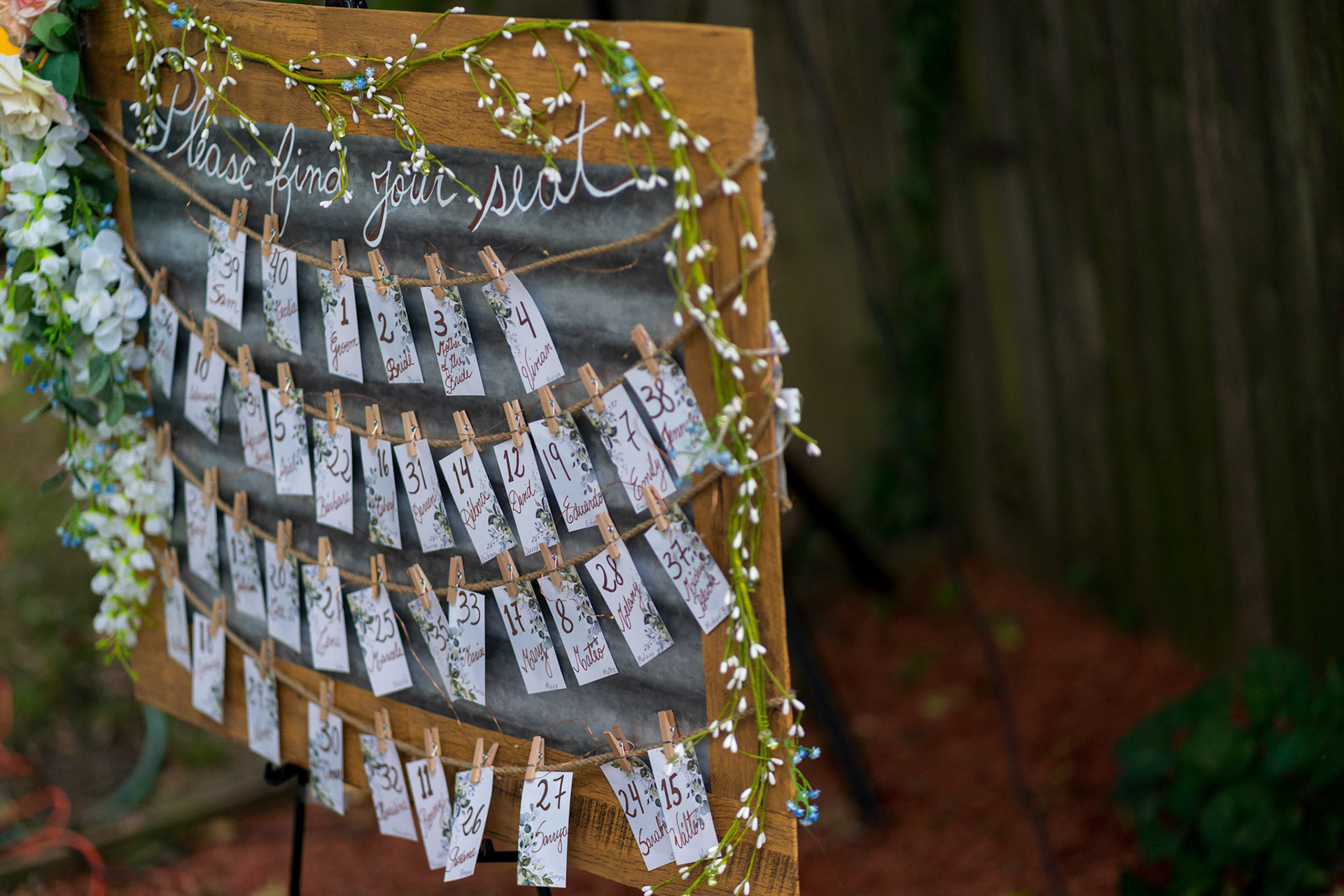 Marina and Mike’s intimate wedding at their home in Arlington, VA.