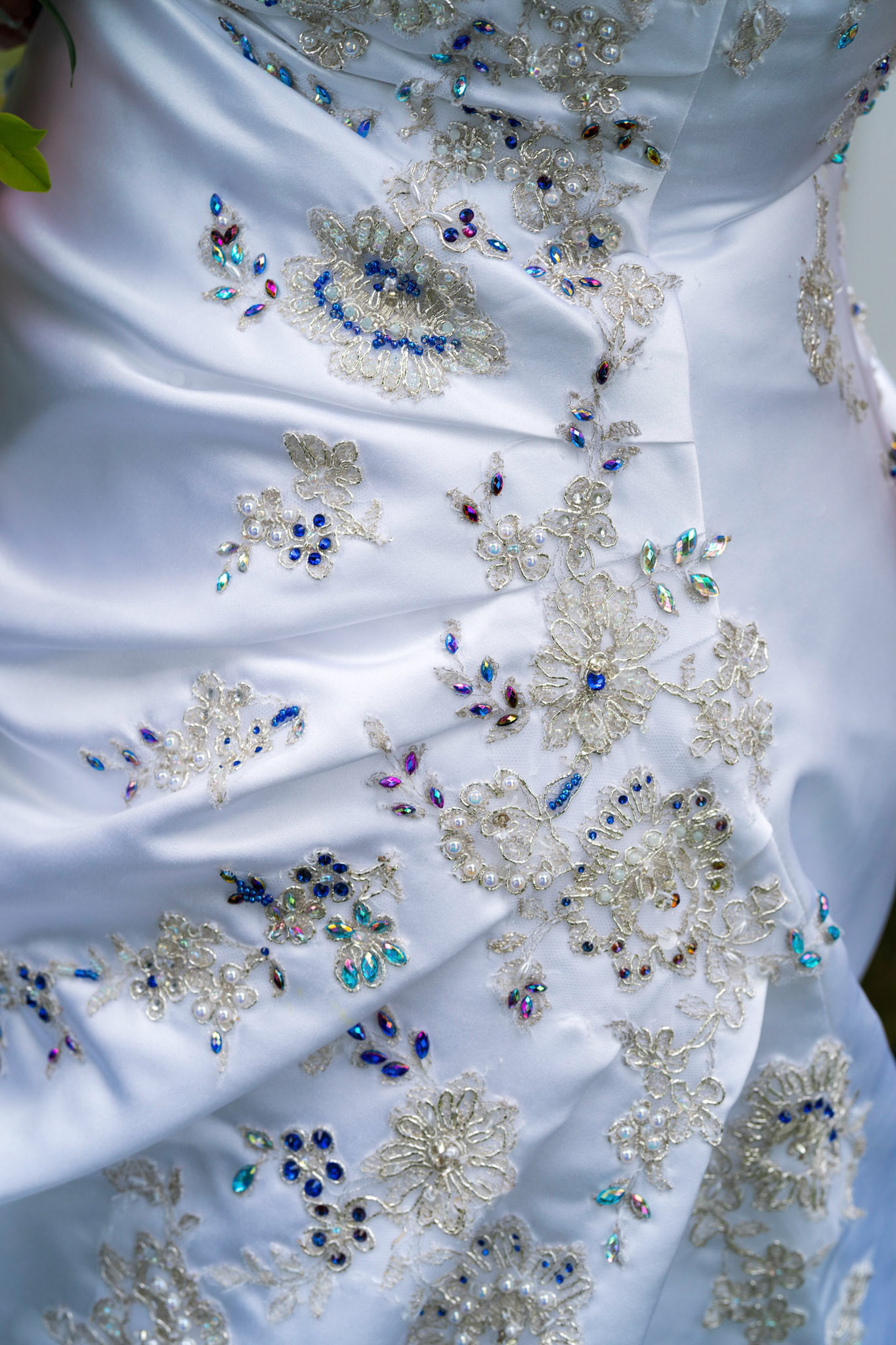 Marina and Mike’s intimate wedding at their home in Arlington, VA.