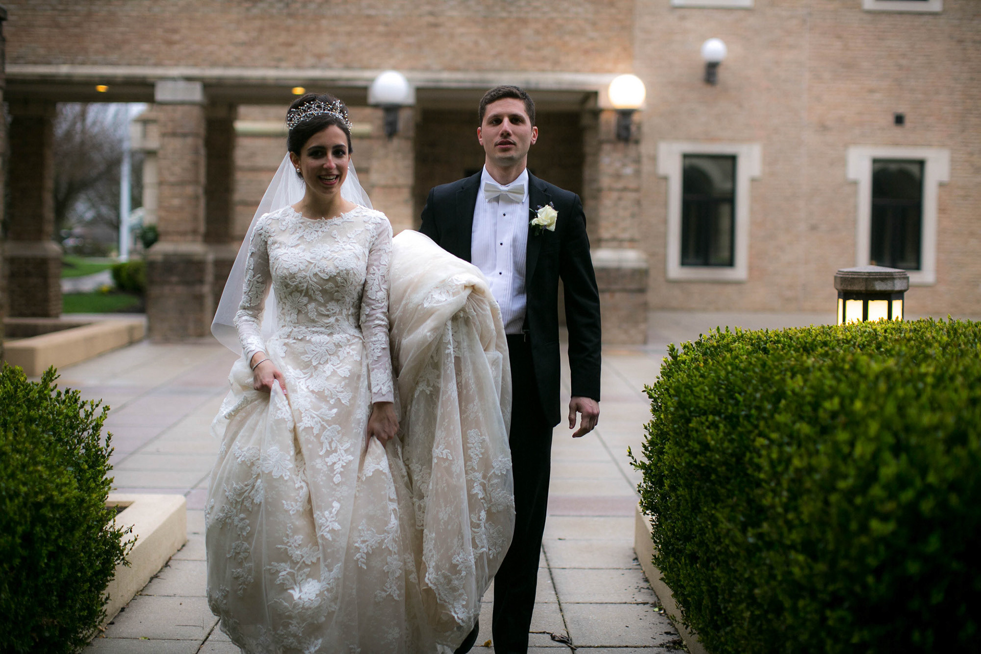 Modern Orthodox Jewish Wedding Grand Lodge Hunt Valley Baltimore Chosson Kallah Tish Bedeken Chuppah Party Portraits Spring Cloudy Rain Fran Berger