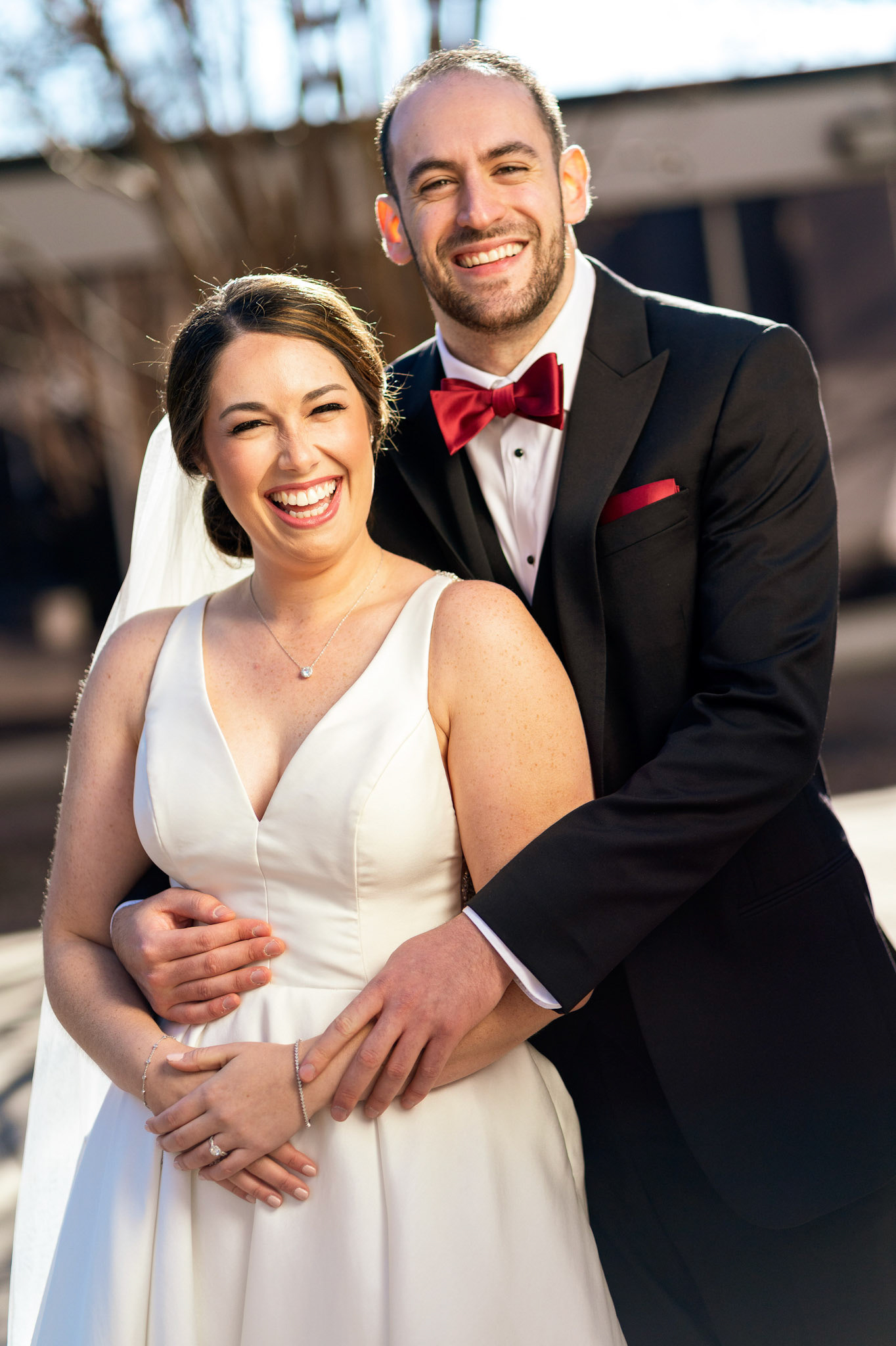 Wedding of Rebecca and Elliot at Beth Tfiloh in Pikesville, MD on Sunday, December 12, 2021.