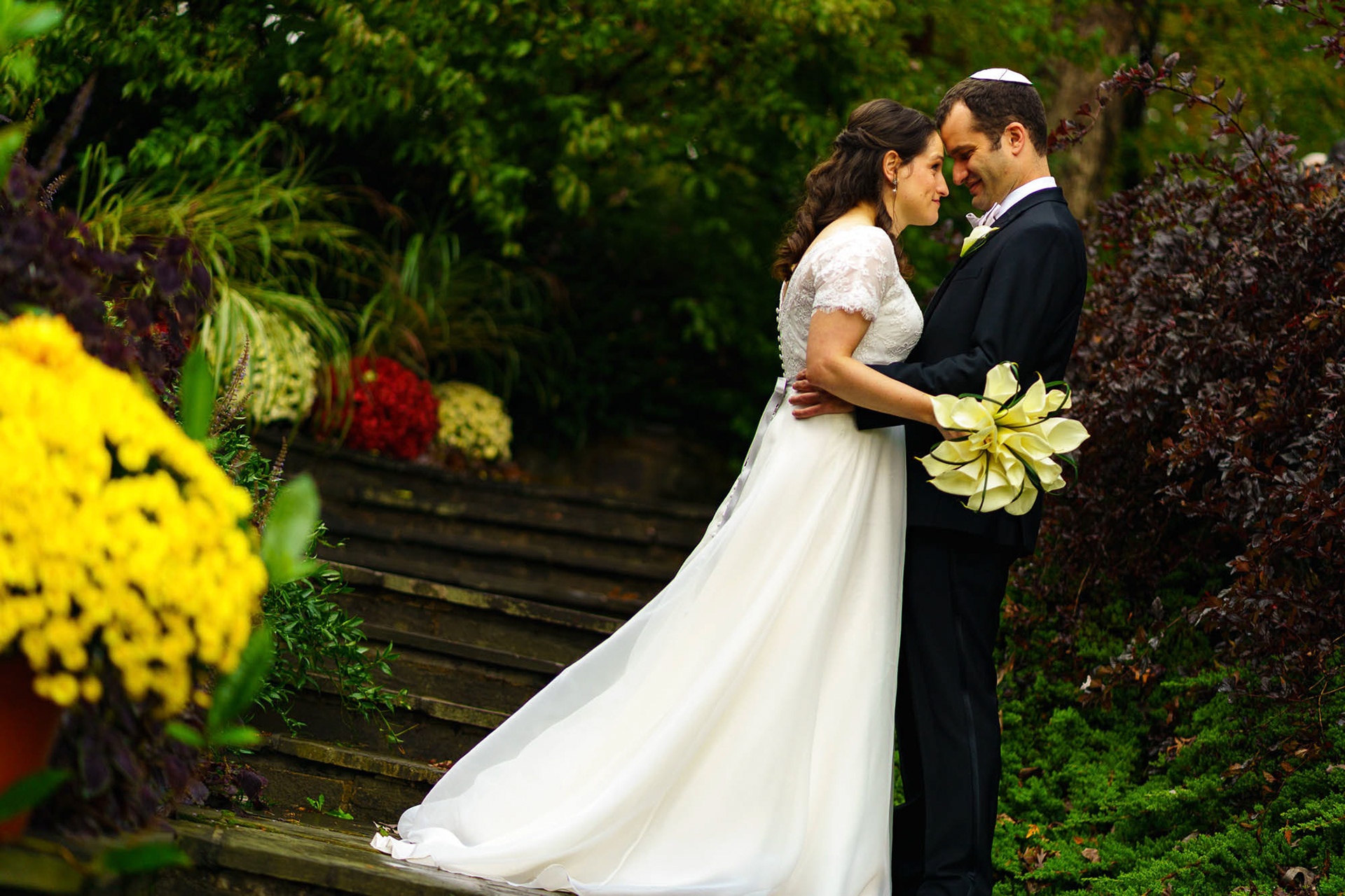 Shoshana and Dani wed at Brookside Gardens in Wheaton, MD on Sunday, November 1, 2020.