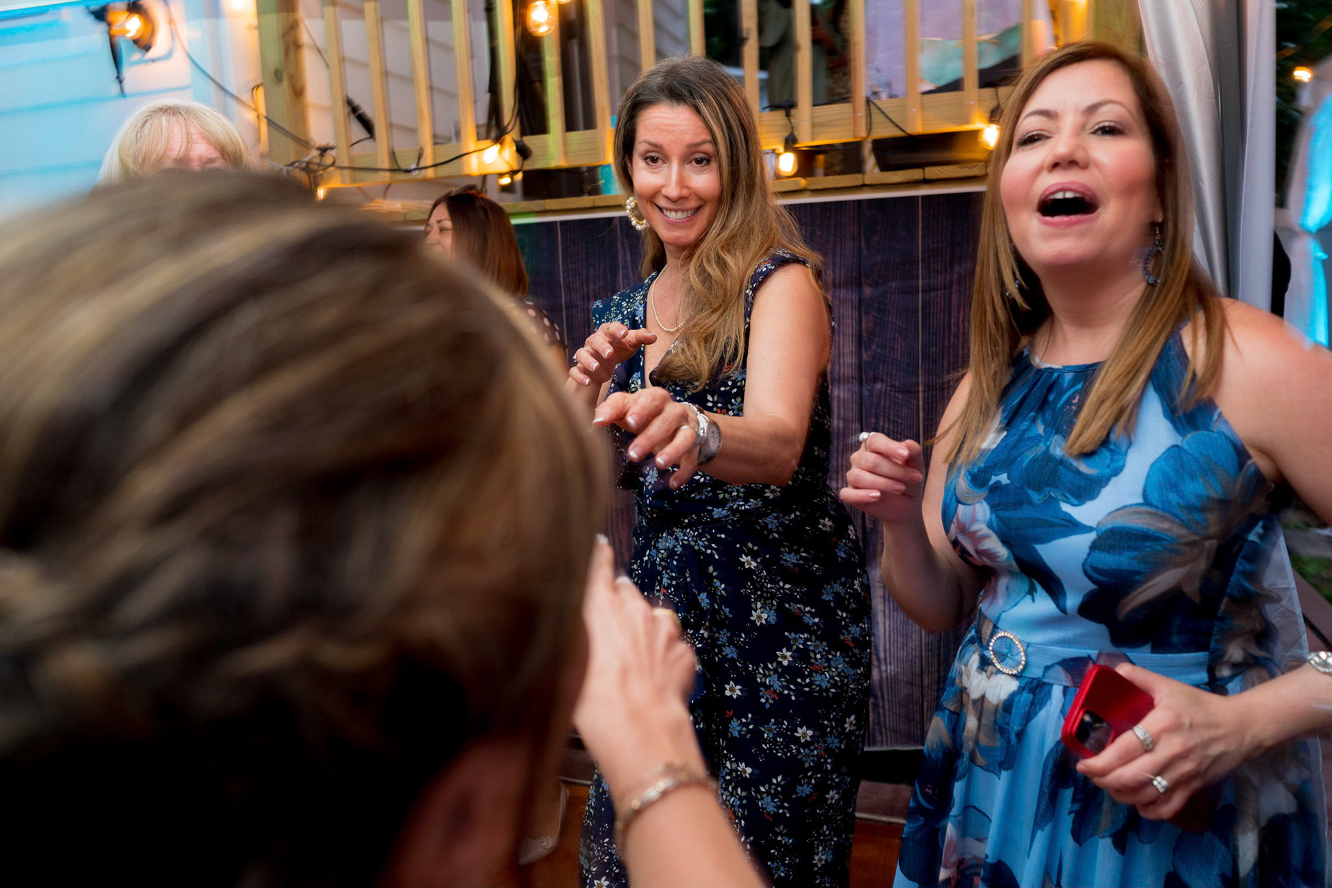 Marina and Mike’s intimate wedding at their home in Arlington, VA.