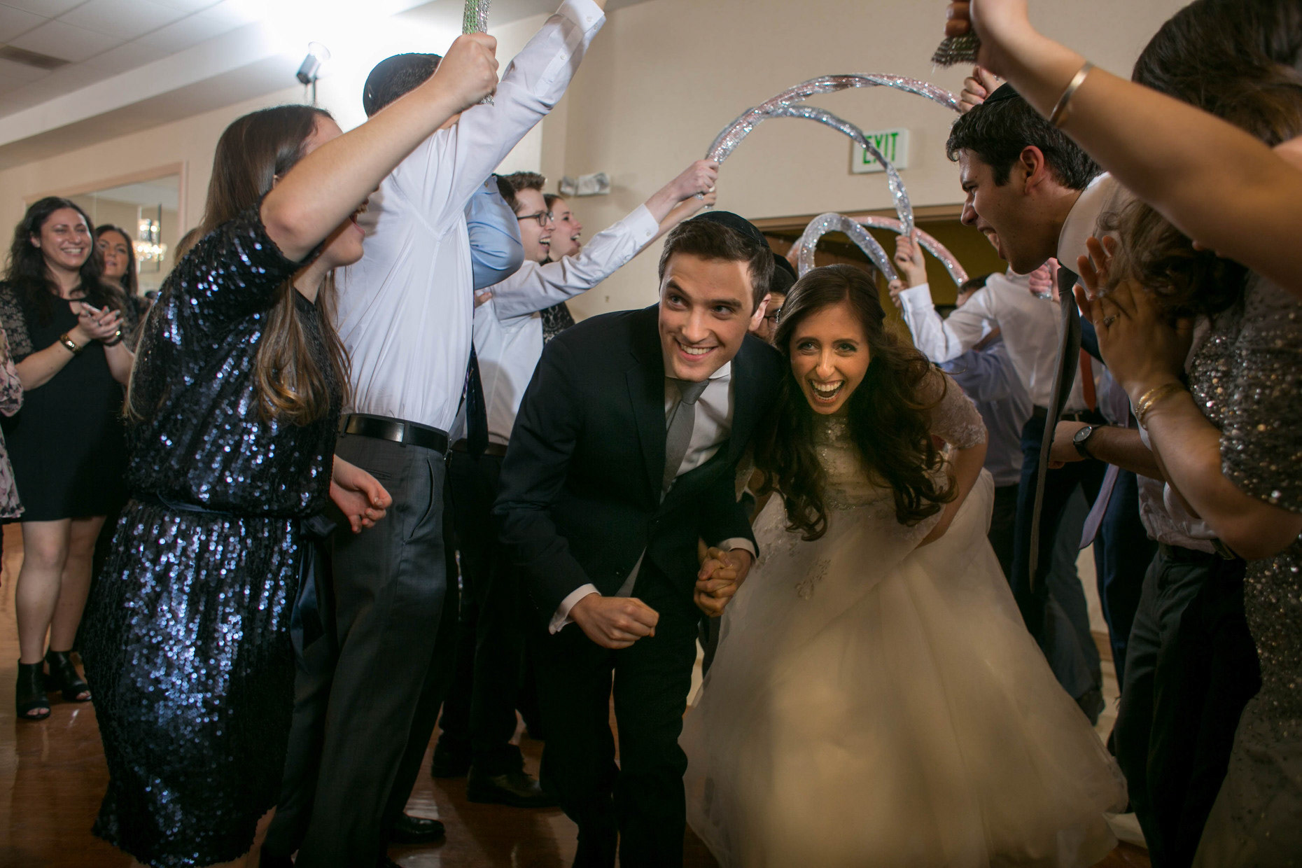 Rebecca and Gavriel's wedding at Shomrei Emunah on Sunday, November 22, 2015.