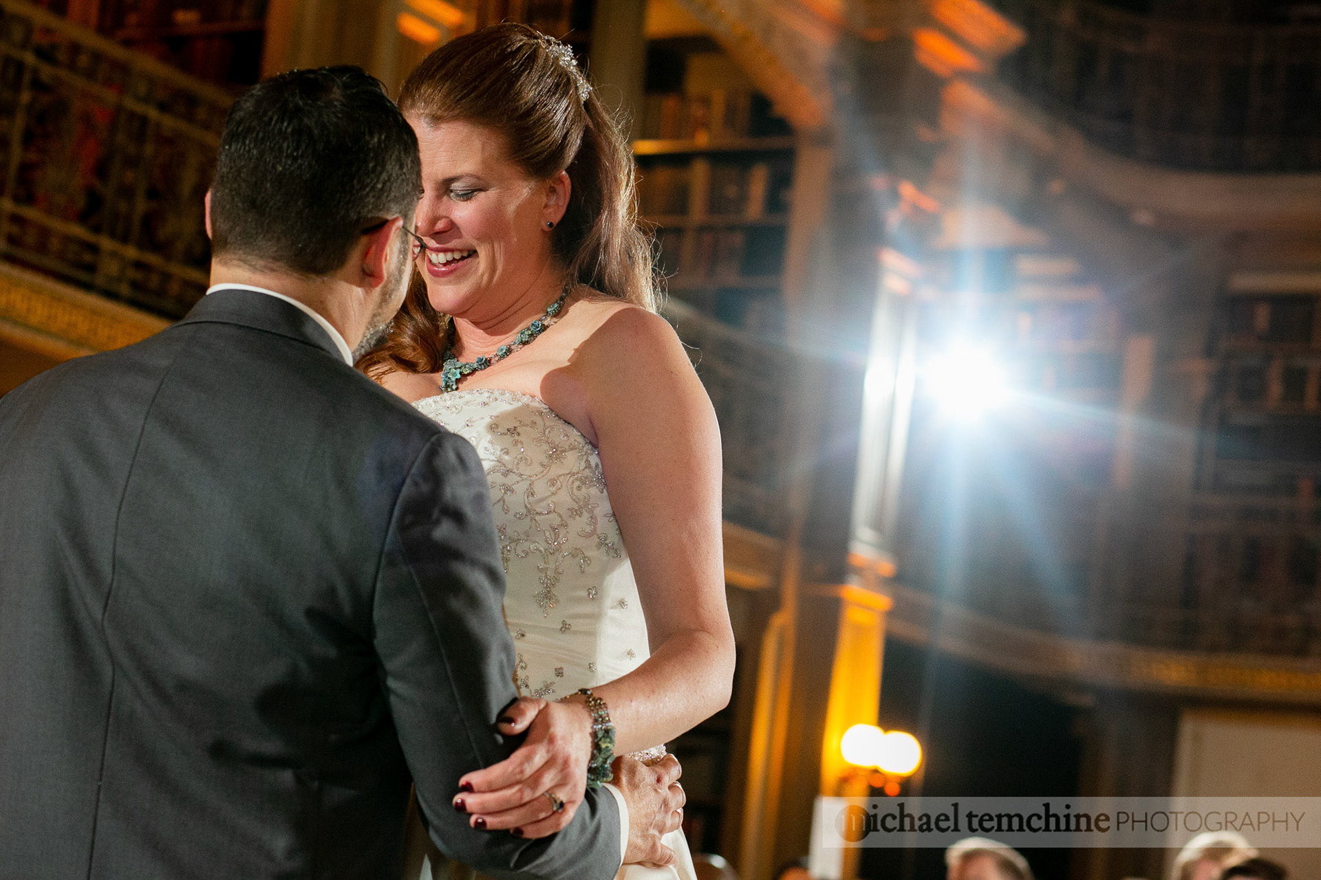 Denise and Sylvain's Peabody Institute wedding on March 2, 2019 in Baltimore, MD