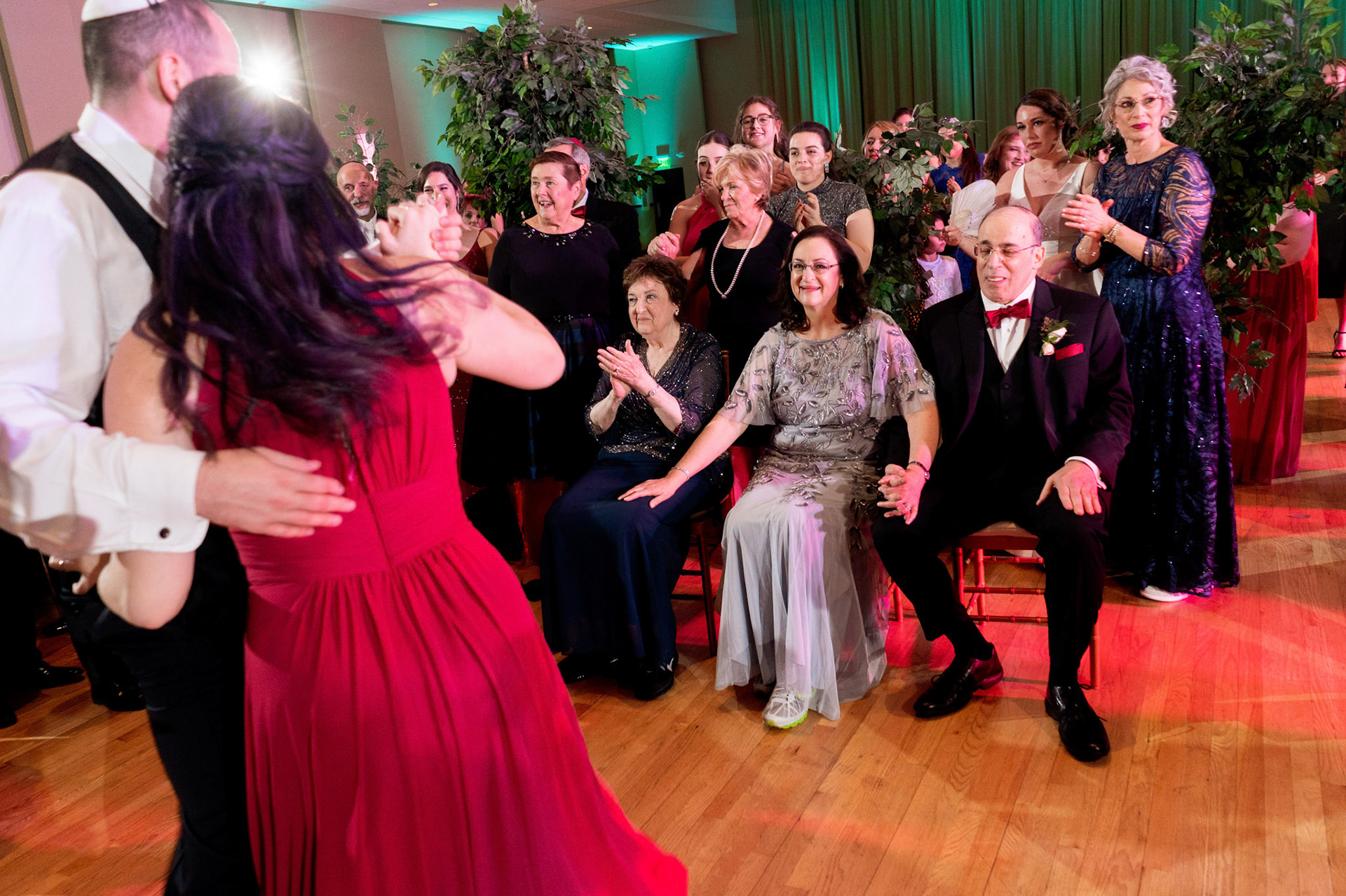 Wedding of Rebecca and Elliot at Beth Tfiloh in Pikesville, MD on Sunday, December 12, 2021.