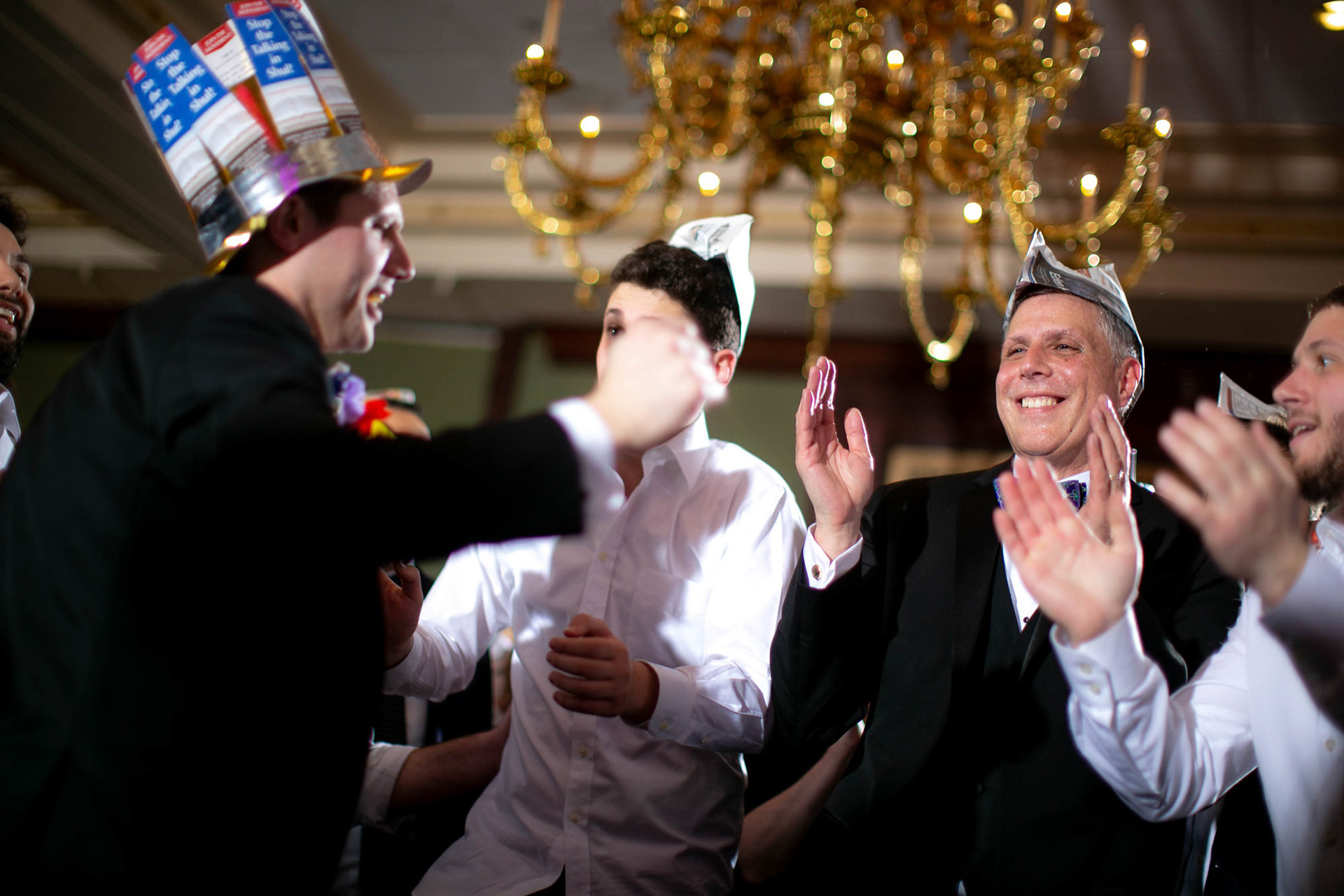 Modern Orthodox Jewish Wedding Grand Lodge Hunt Valley Baltimore Chosson Kallah Tish Bedeken Chuppah Party Portraits Spring Cloudy Rain Fran Berger