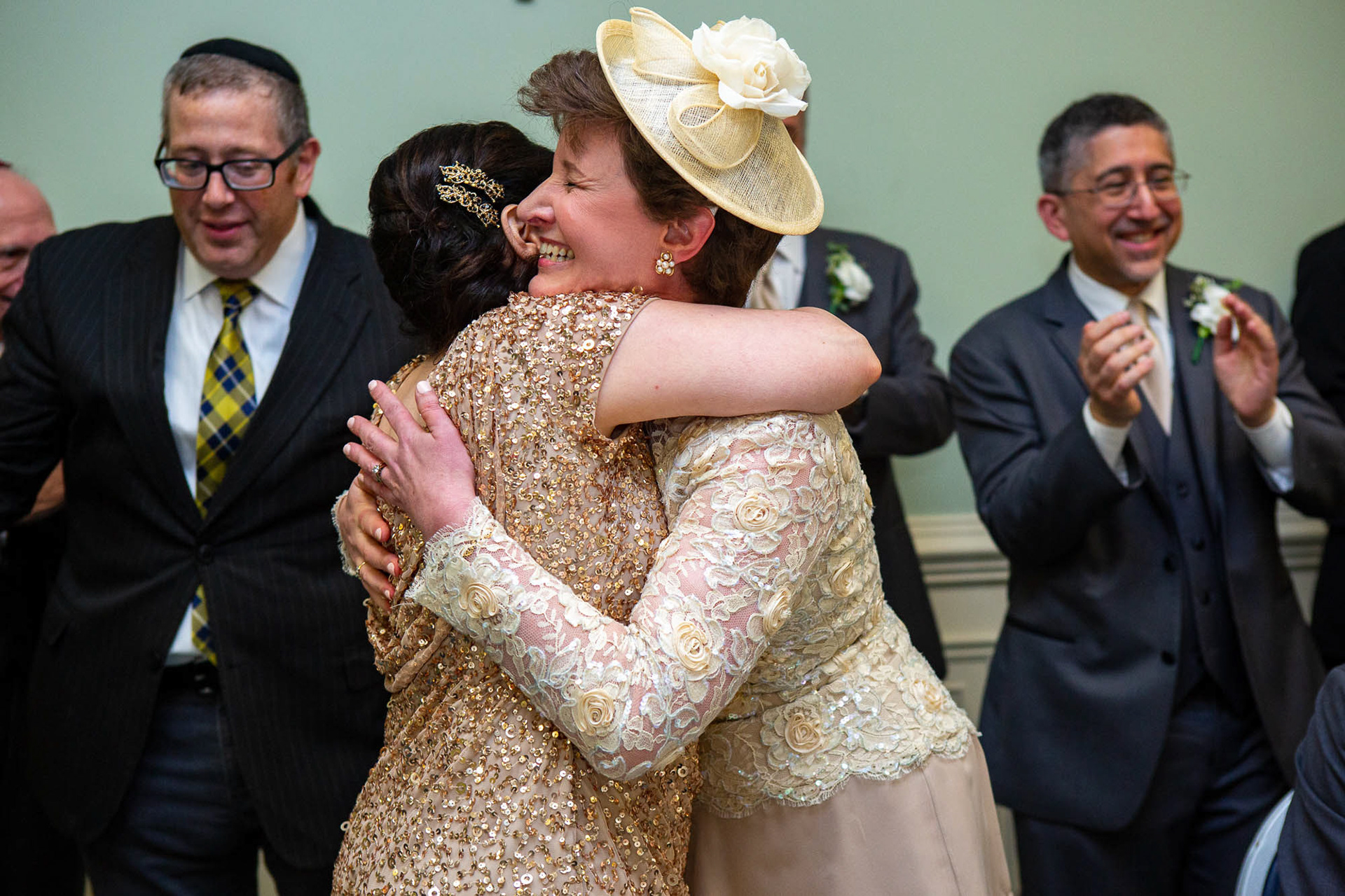 Arienne and Avi wed at Beth Tfiloh on Sunday, June10, 2018.