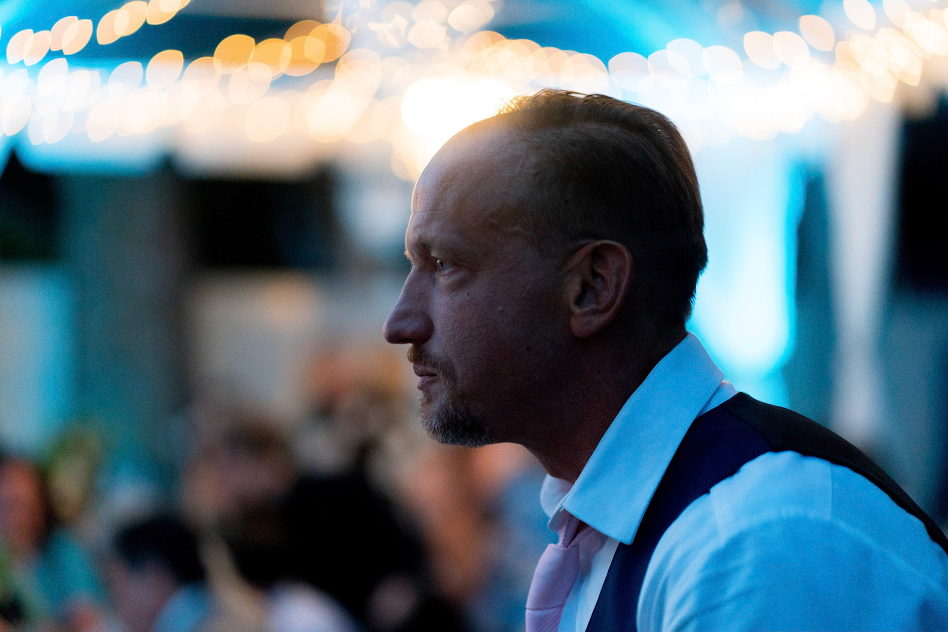 Marina and Mike’s intimate wedding at their home in Arlington, VA.