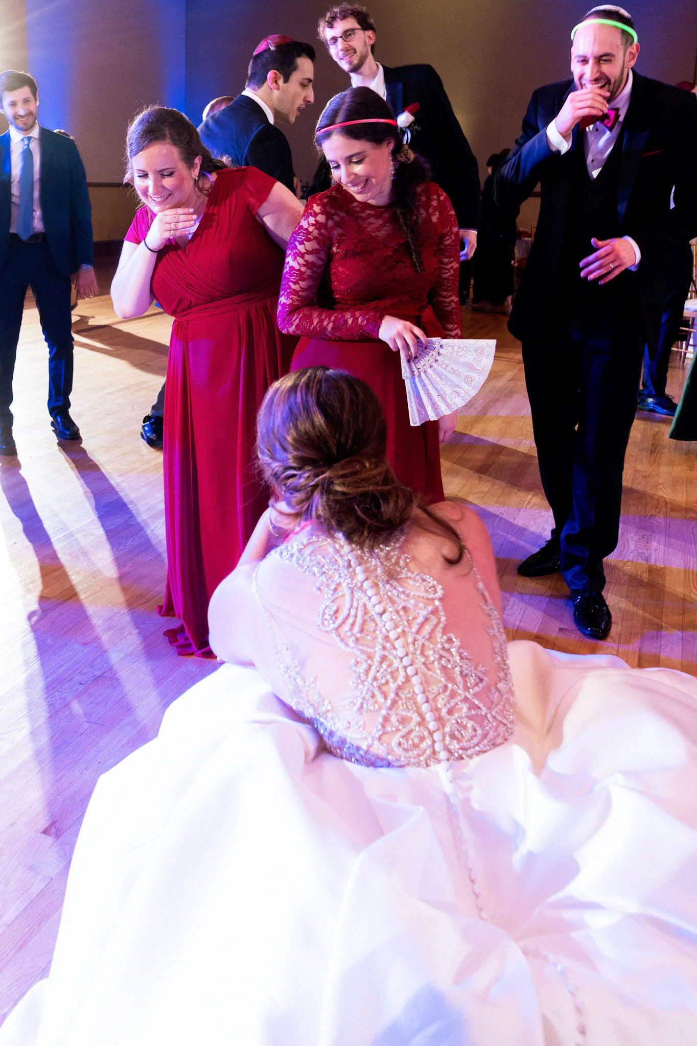 Wedding of Rebecca and Elliot at Beth Tfiloh in Pikesville, MD on Sunday, December 12, 2021.