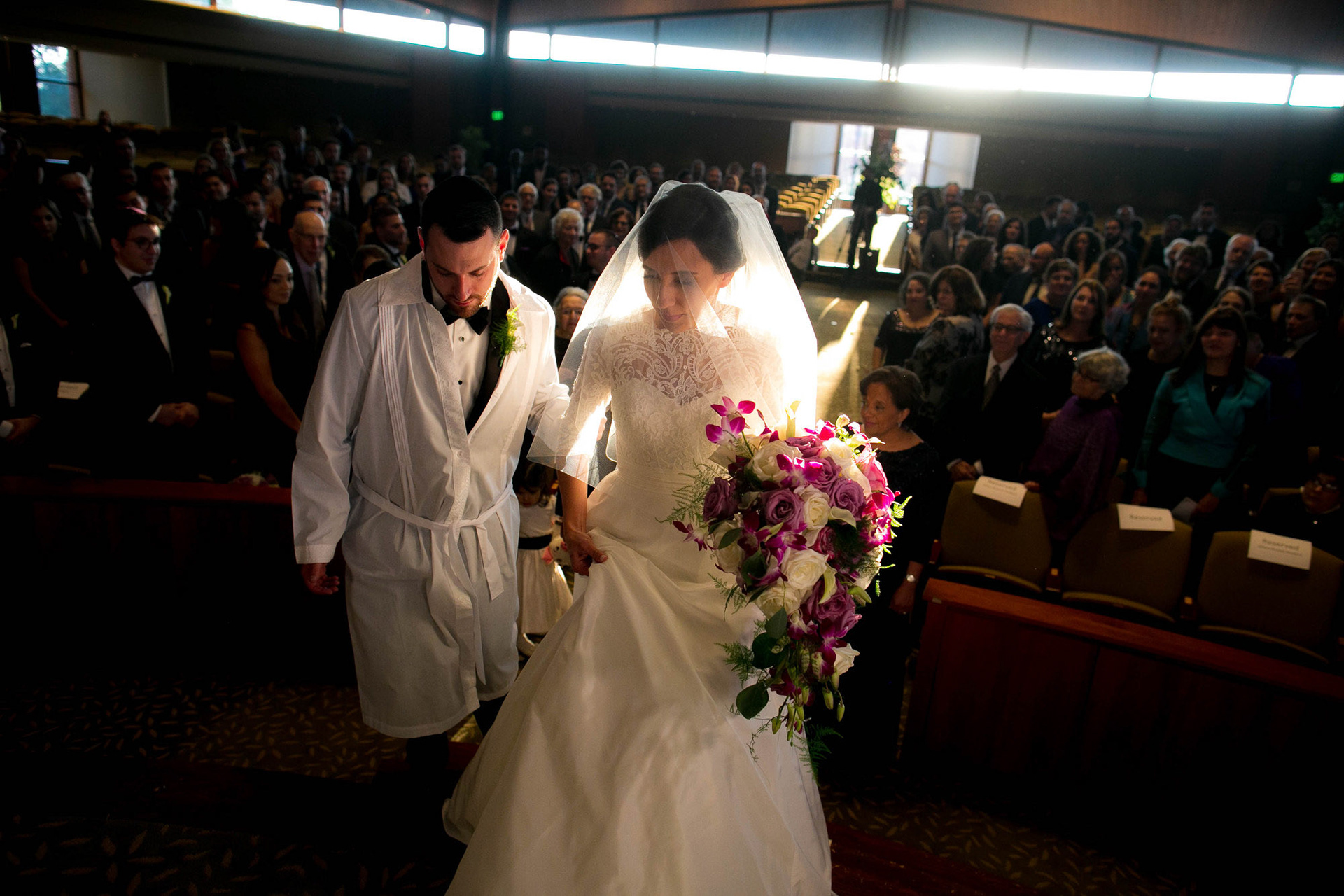 Belen and Barry wed at Beth Tfiloh on Sunday, October 7, 2018.
