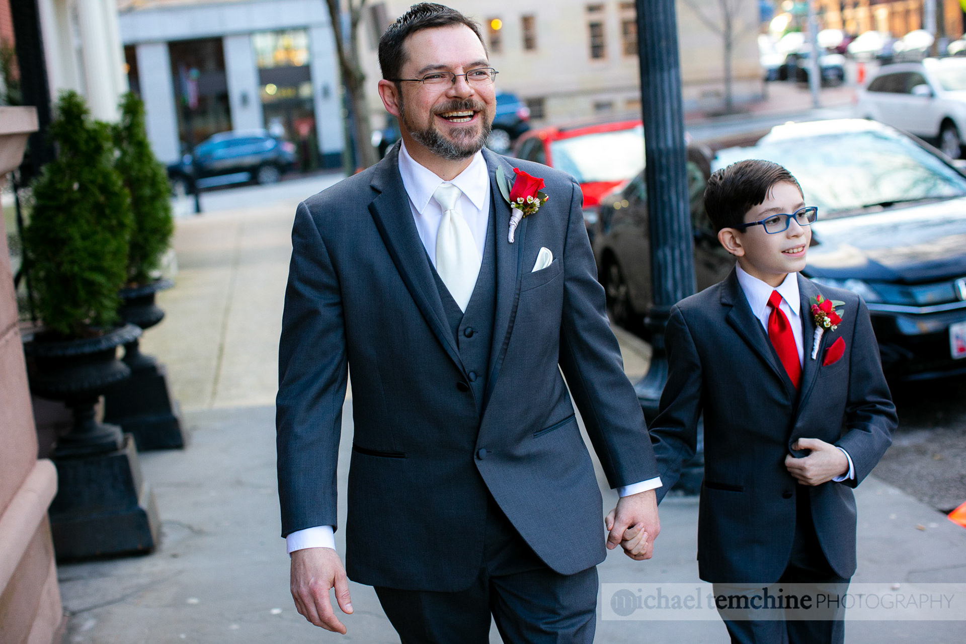 Denise and Sylvain's Peabody Institute wedding on March 2, 2019 in Baltimore, MD