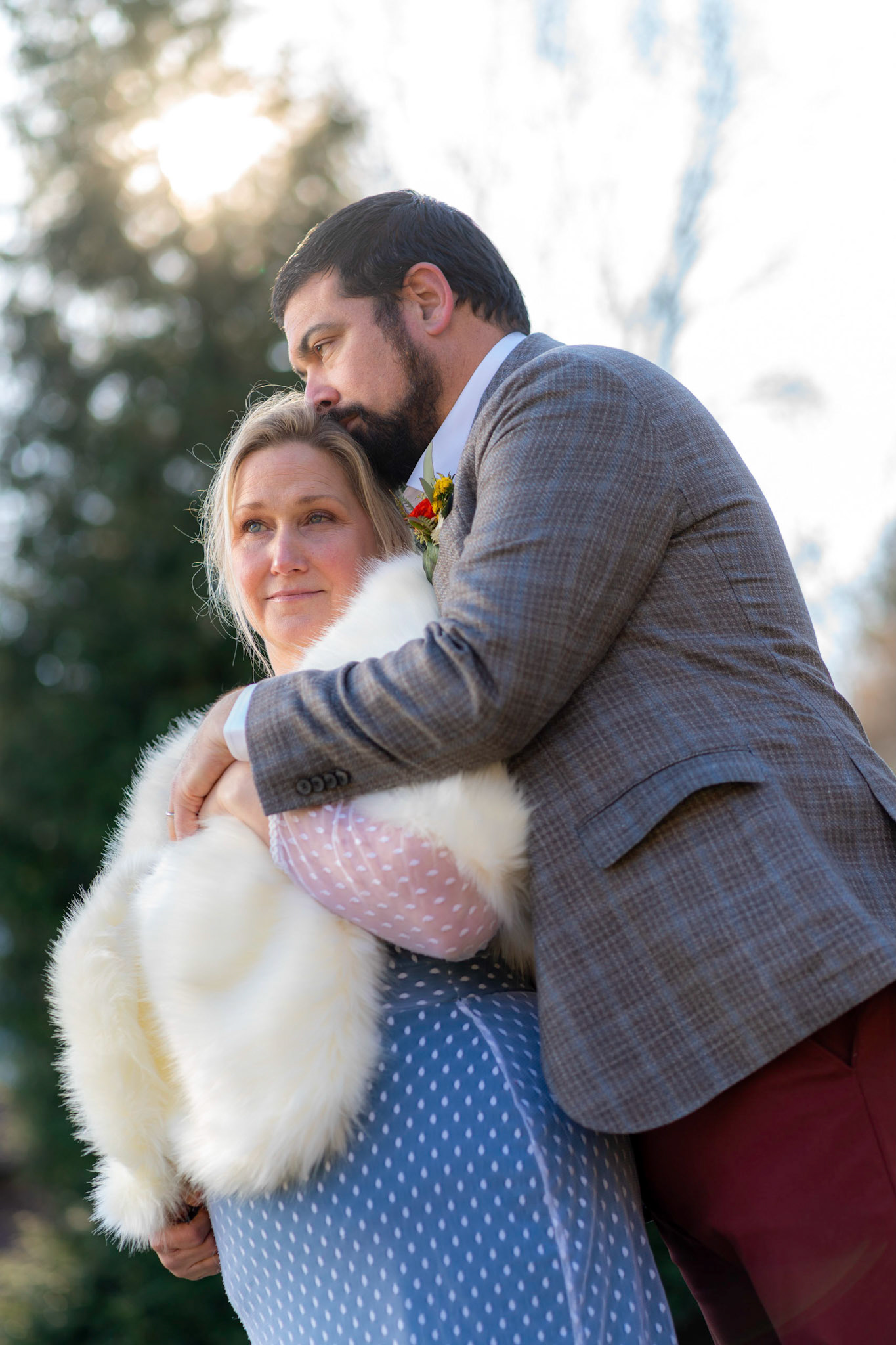 Sarah and Raj wed at their home in Parkton, MD on Sunday, December 27, 2020.