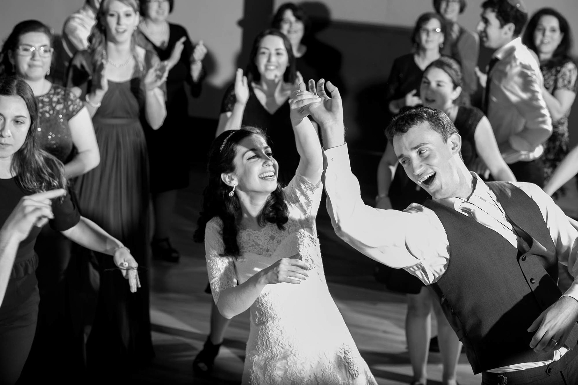 Arienne and Avi wed at Beth Tfiloh on Sunday, June10, 2018.