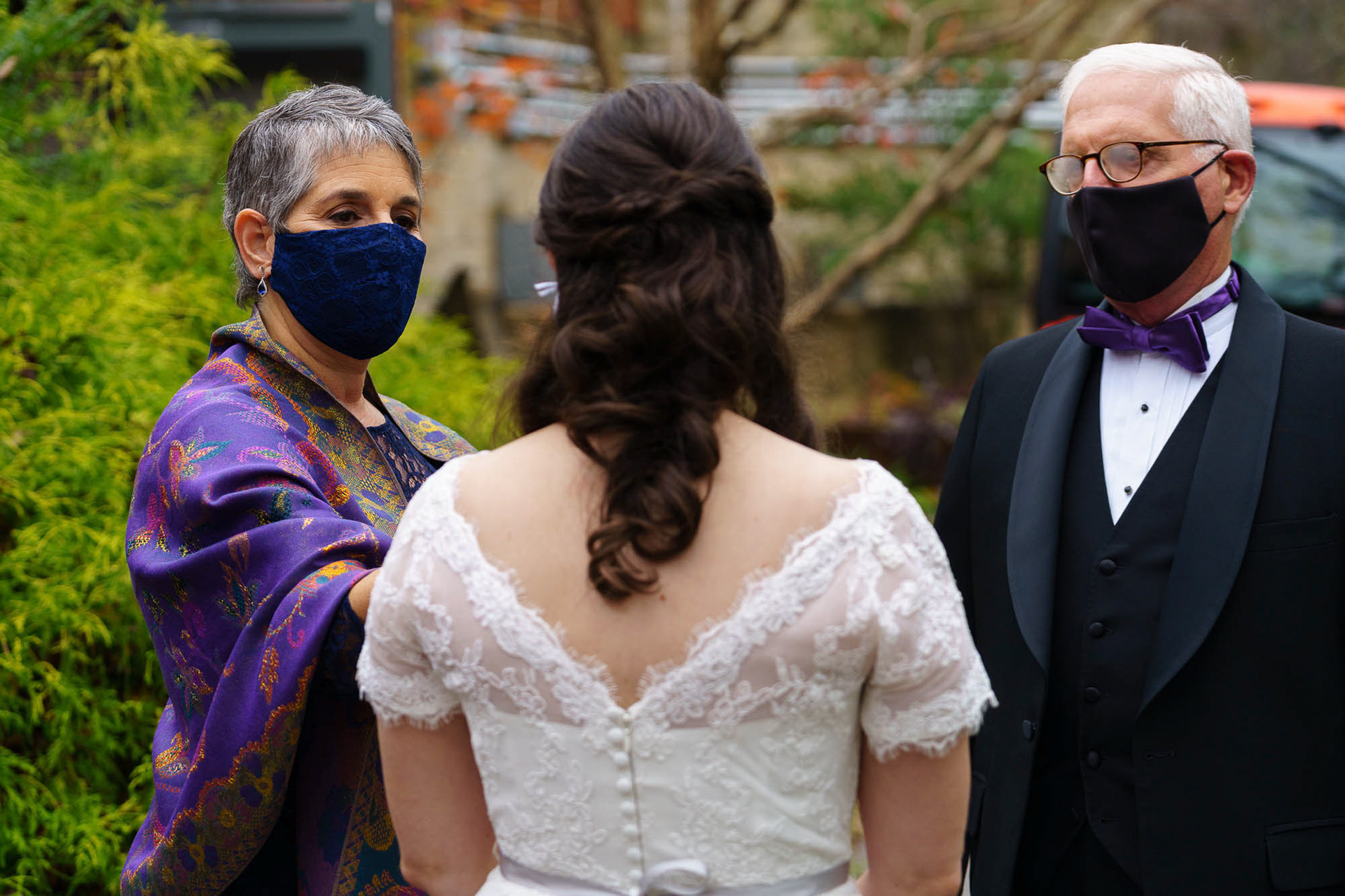 Shoshana and Dani wed at Brookside Gardens in Wheaton, MD on Sunday, November 1, 2020.