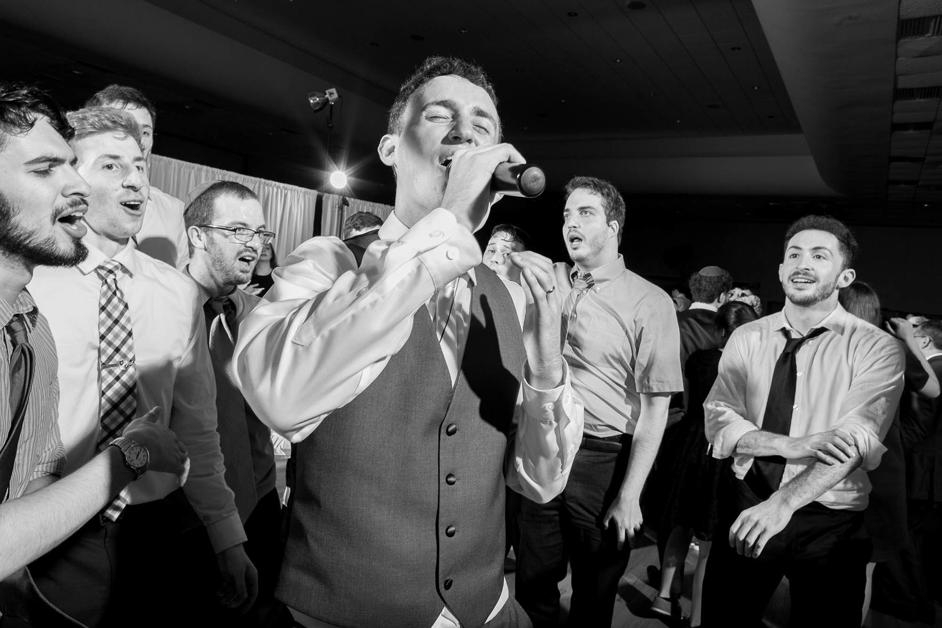 Arienne and Avi wed at Beth Tfiloh on Sunday, June10, 2018.