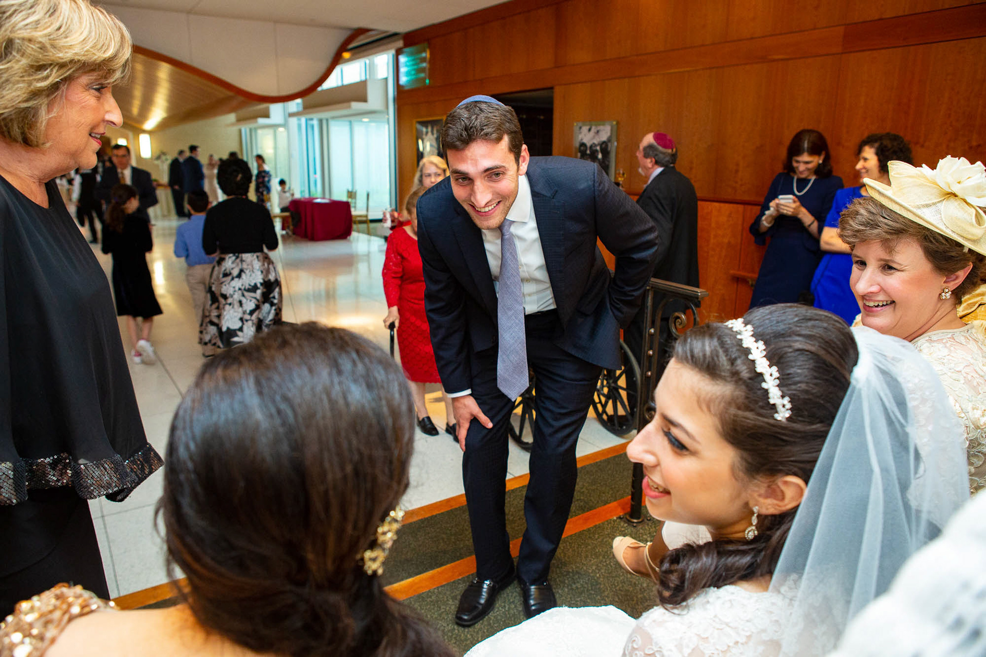 Arienne and Avi wed at Beth Tfiloh on Sunday, June10, 2018.