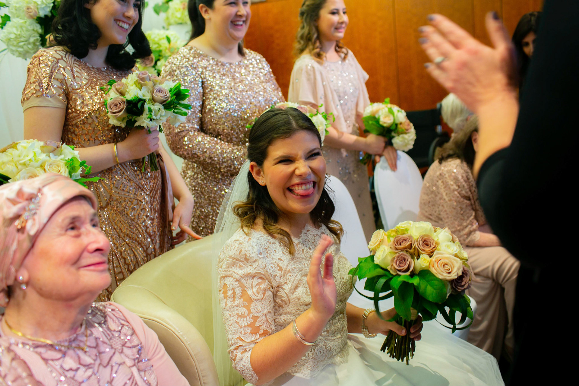 Alison and Shai wed at Beth Tfiloh in Baltimore, MD on Sunday, December 23, 2018.