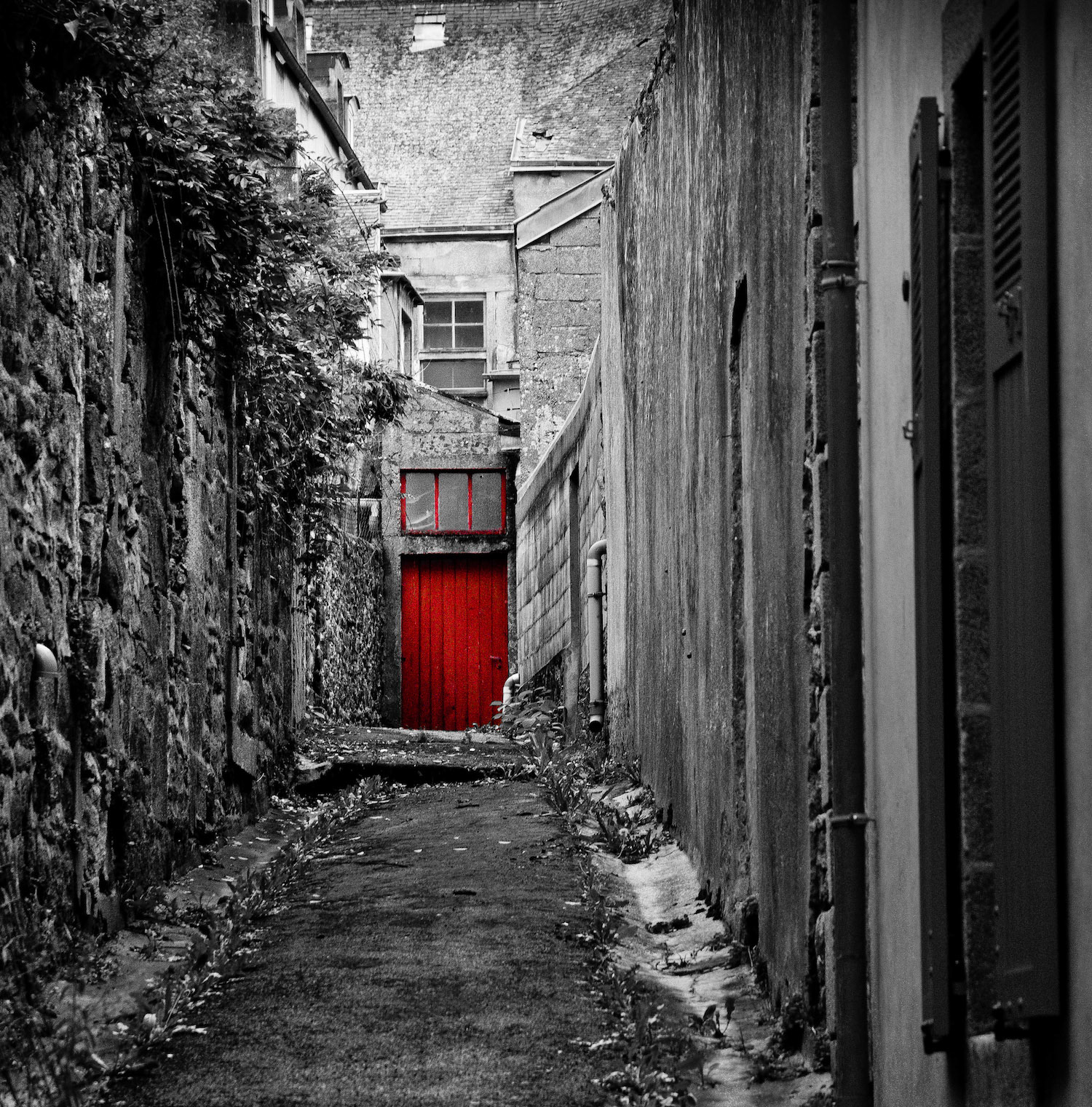 Behind the Red door