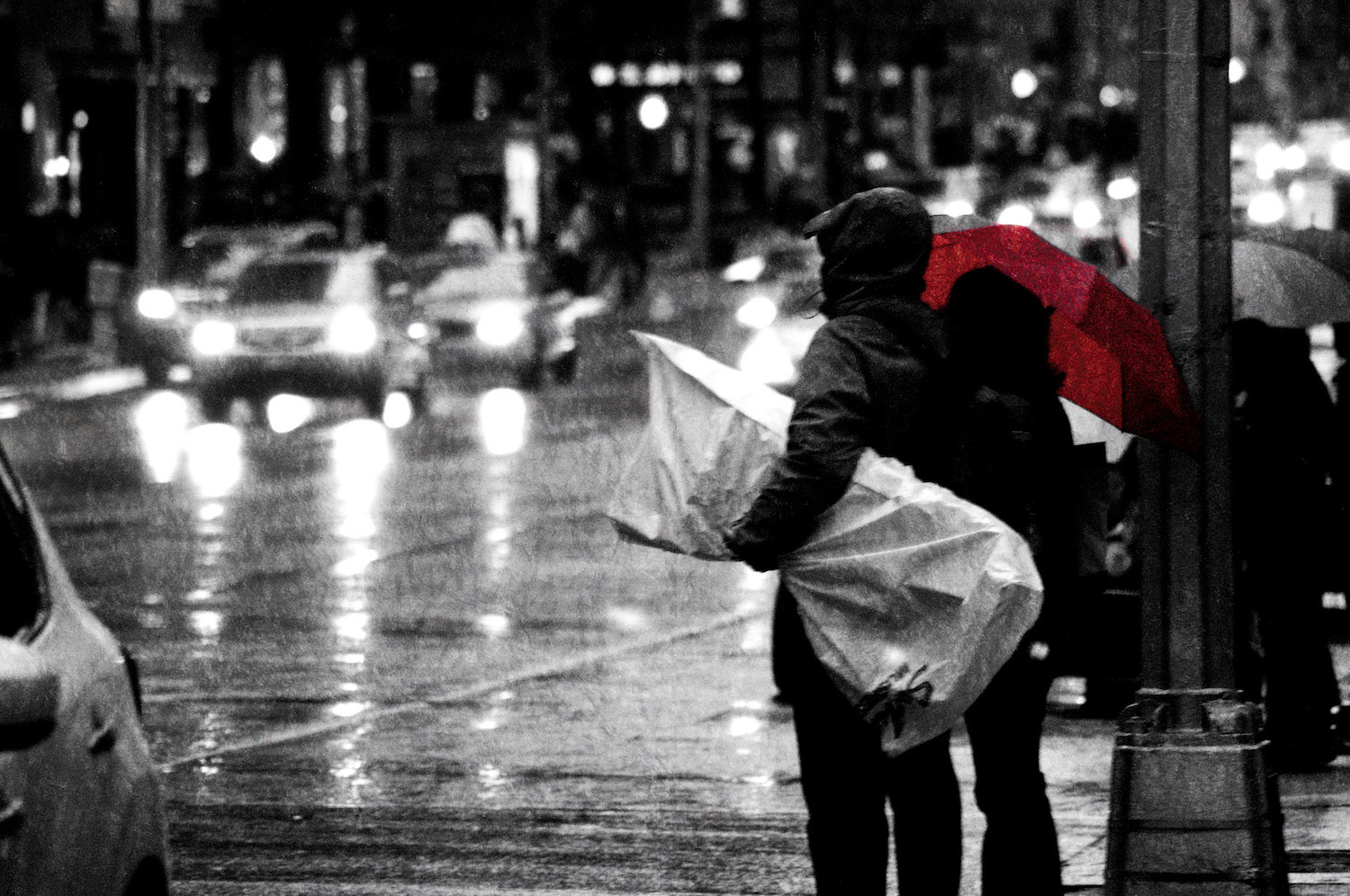 Under the rain