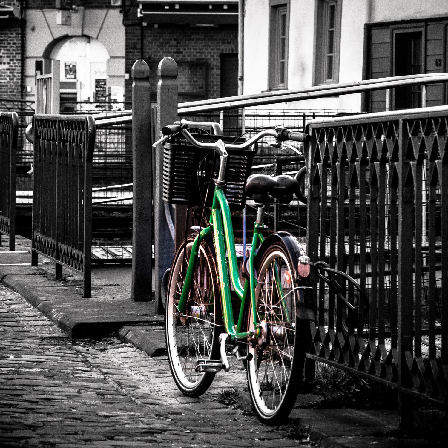 green bike