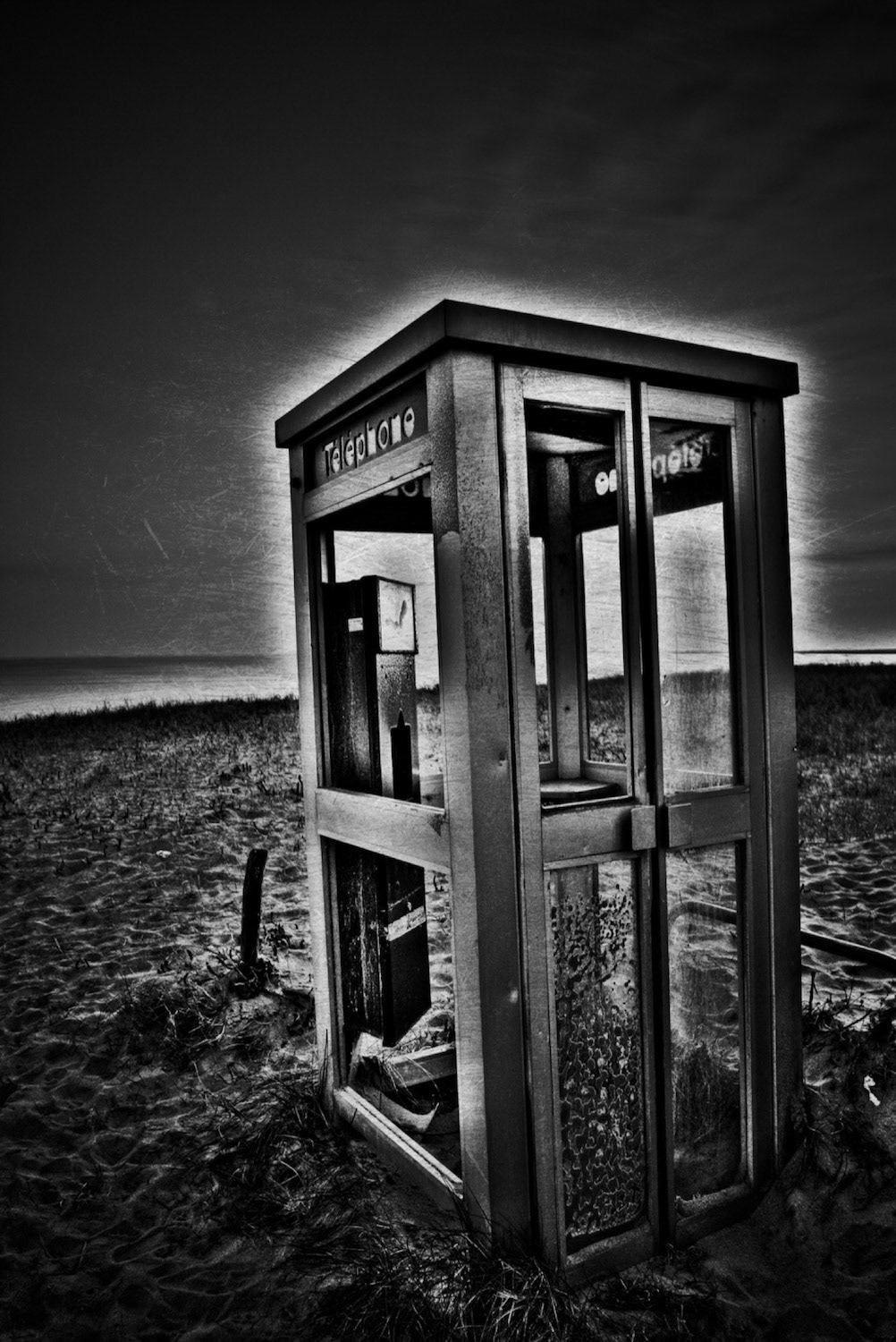 cabine telephone HDR