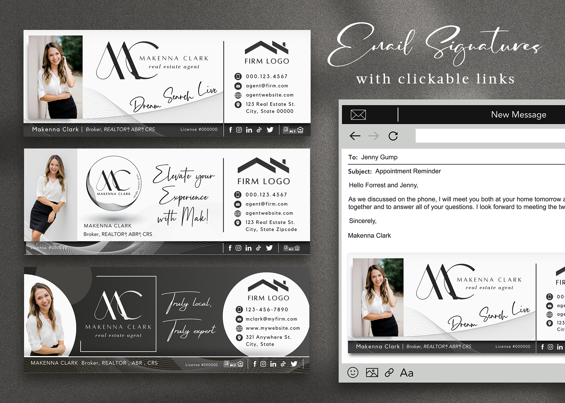 Email Signature Design Packet