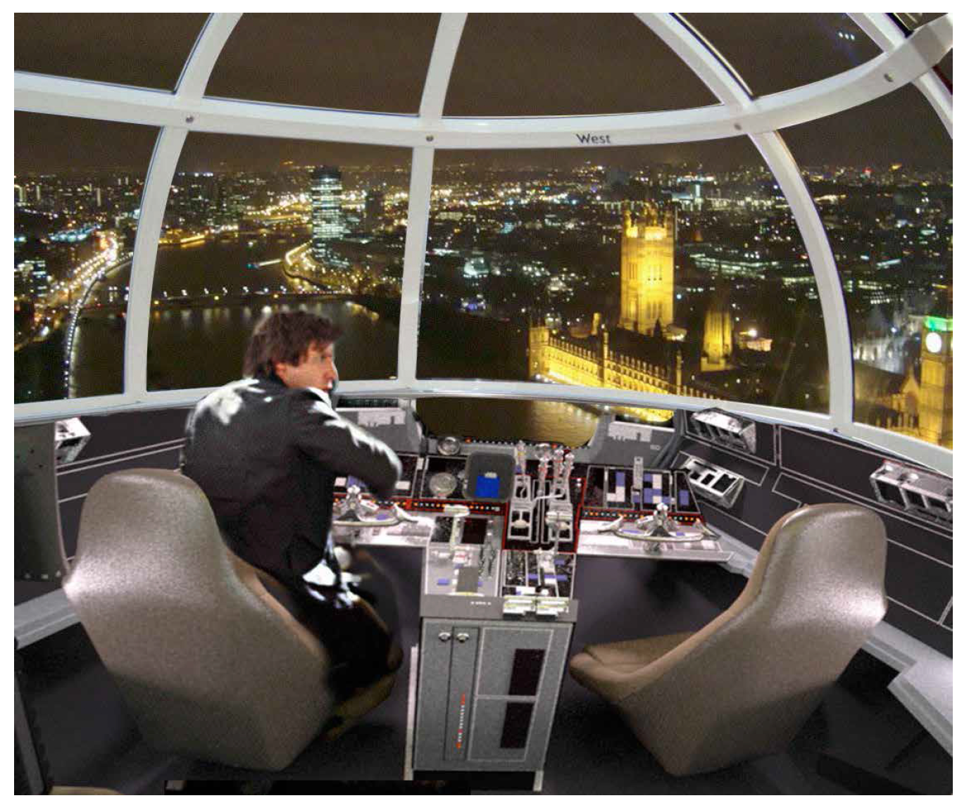 London Eye pod installation