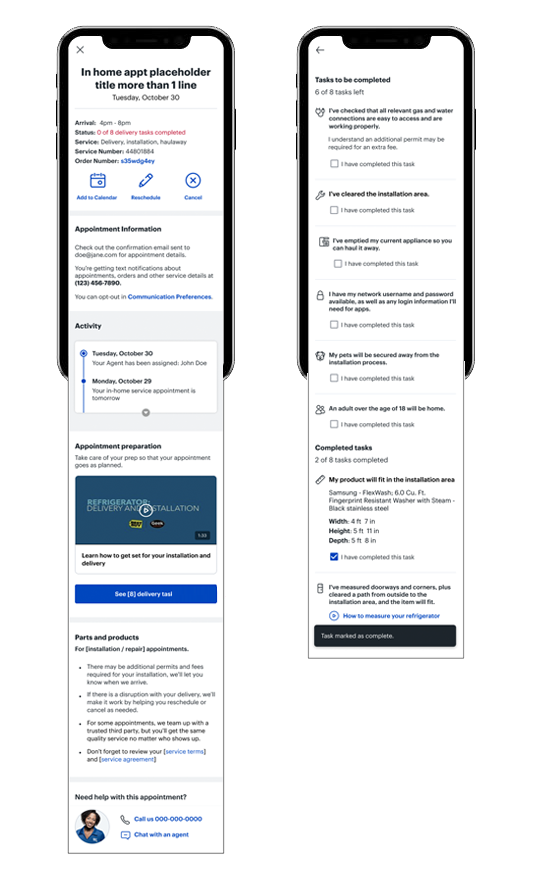 Preview of design being tested