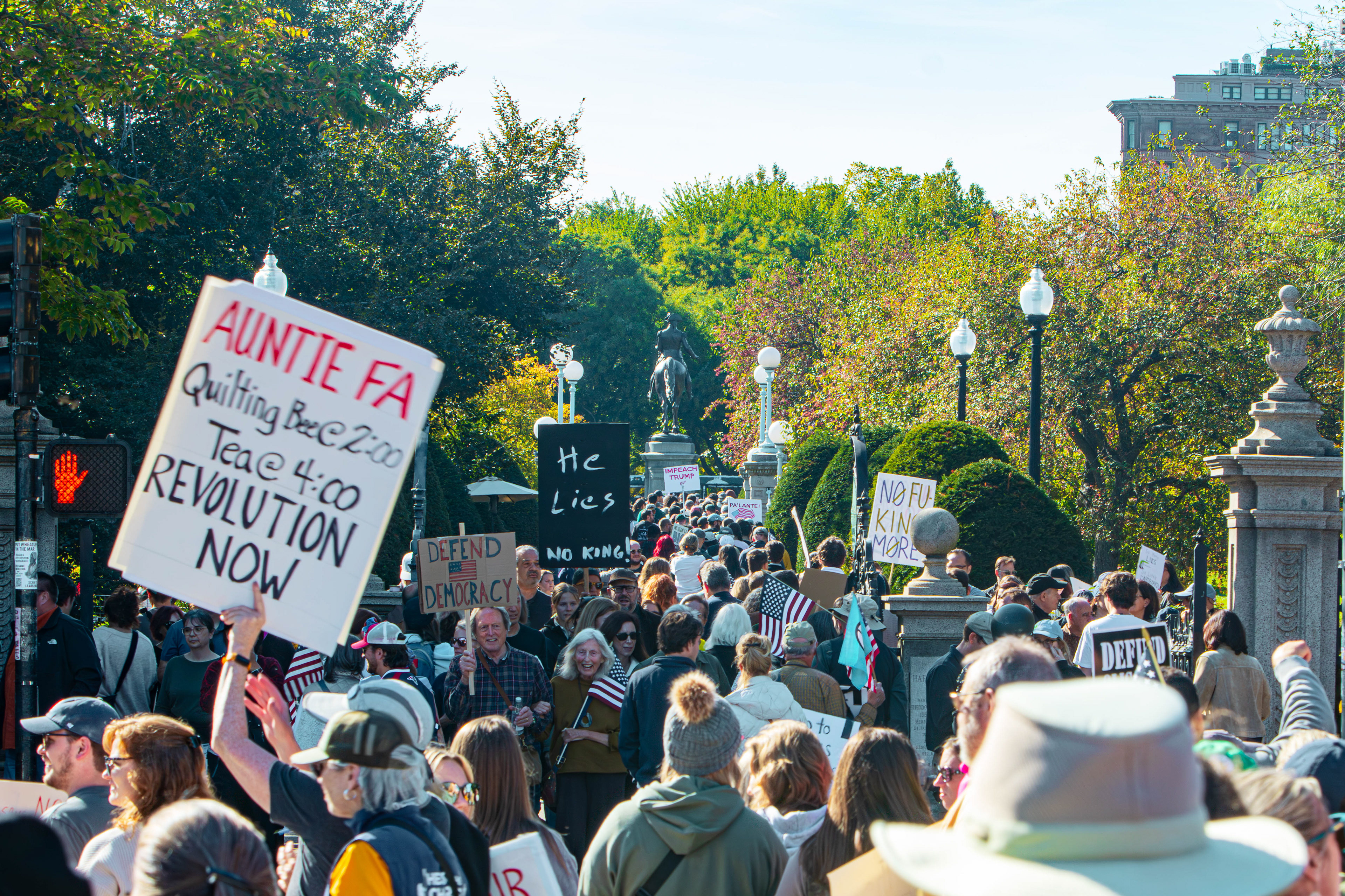 No Kings Protest, Boston 2025